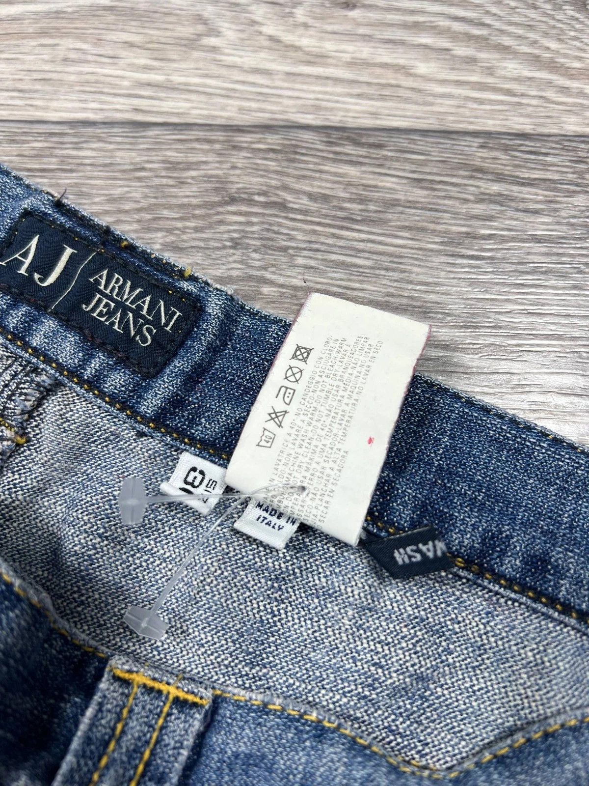 Armani Womens Armani Jeans Vintage Denim Pants Y2K logo distressed Size 30" / US 8 / IT 44 - 3 Thumbnail