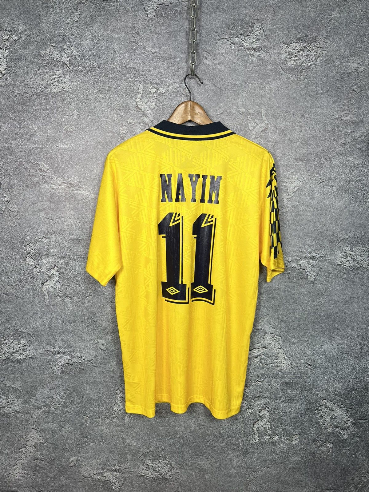 Umbro Tottenham Hotspur 1991/1995 #11 Nayim Away Shirt Jersey Size US XXL / EU 58 / 5 - 2 Thumbnail