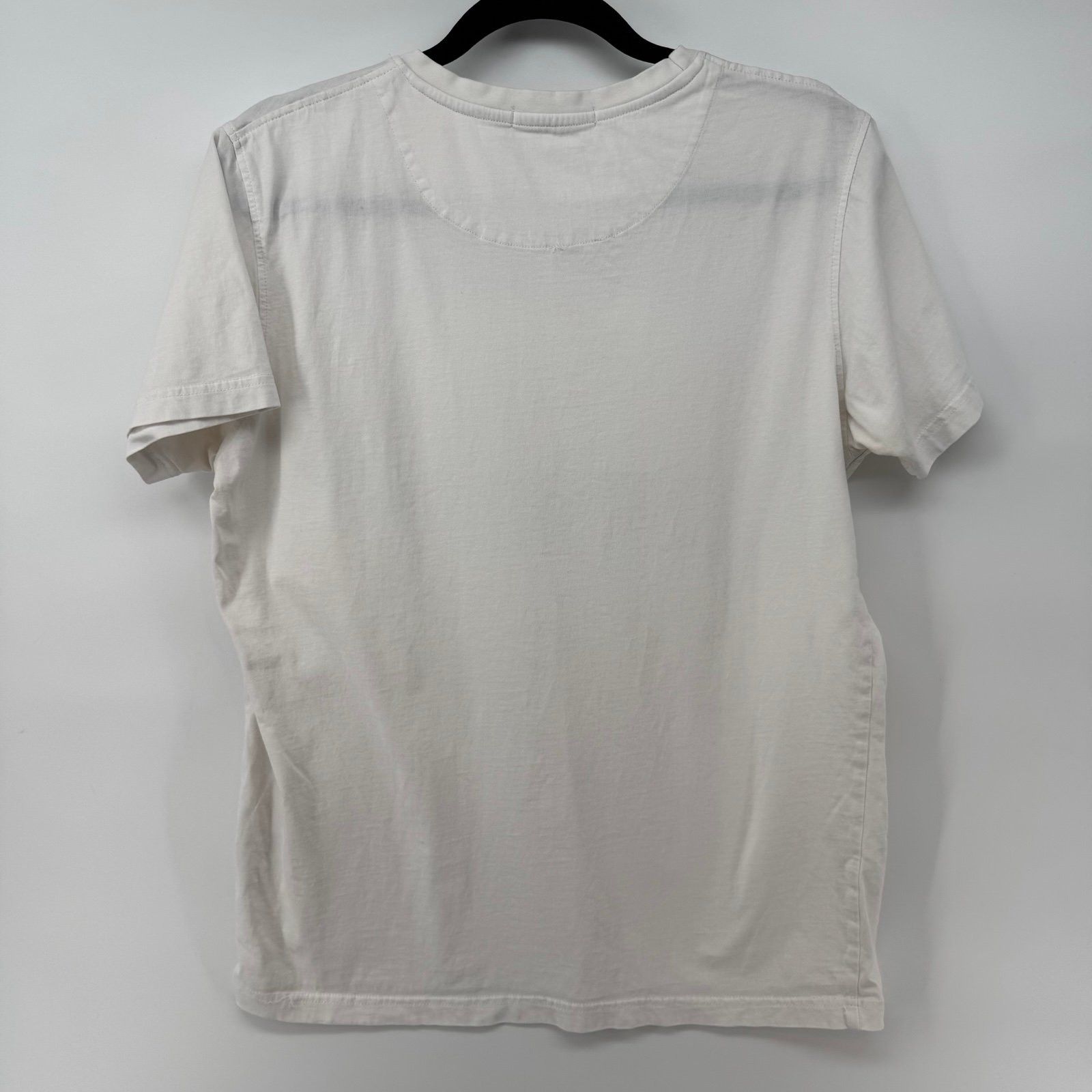 Roberto Cavalli Roberto Cavalli Men's White Crewneck Graphic Print Shirt Si Size US L / EU 52-54 / 3 - 6 Thumbnail