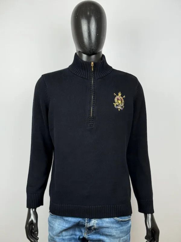Ralph Lauren Maglione Ralph Lauren Uomo Blu M Cotone Caldo Size US M / EU 48-50 / 2 - 1 Thumbnail