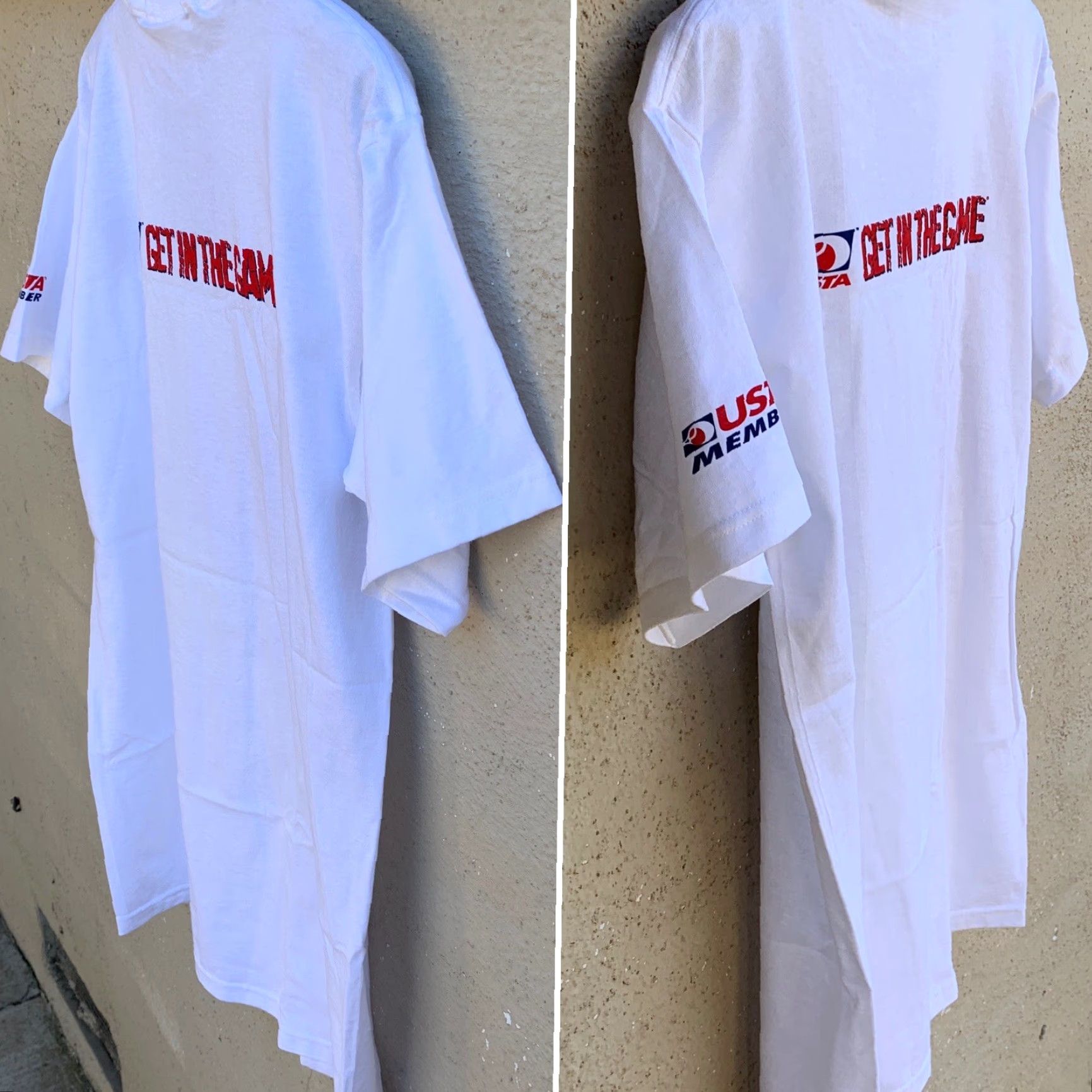 Vintage Santee Gold US Open Shirt US Open Graphic Tee Shirt Mens M White 1990s Decade 1998 Vintage Shirt USA USTA Official Licensed Product Size US M / EU 48-50 / 2 - 7 Thumbnail