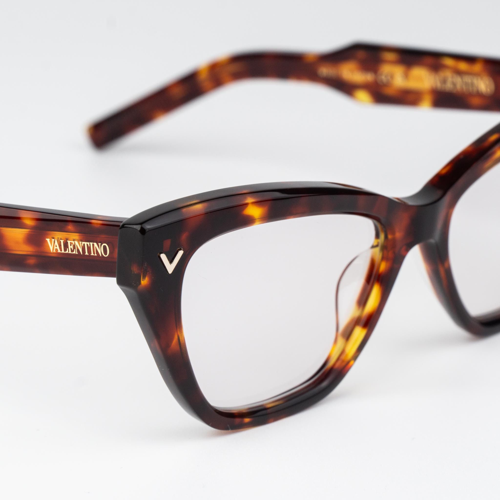 Valentino Valentino Women Eyeglasses Havana Cat Eye V-TALE VLX-140 B Size ONE SIZE - 6 Thumbnail