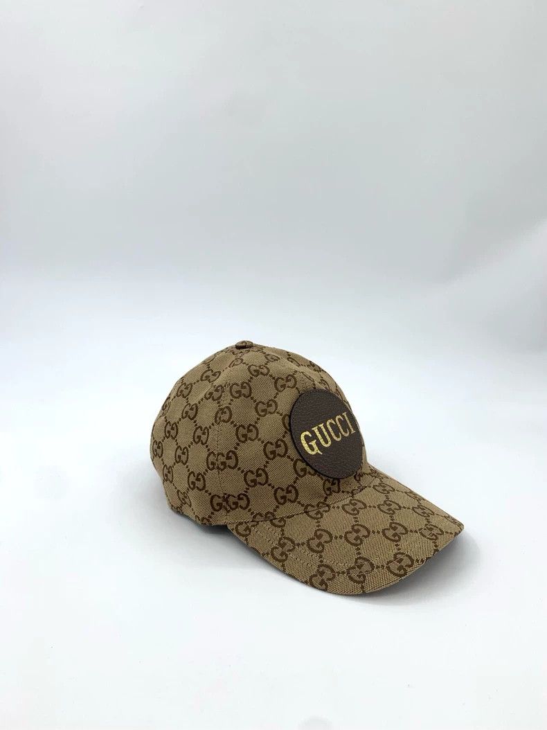 Gucci Gucci Size L Double G full print canvas brown cap size L Size ONE SIZE - 2 Thumbnail