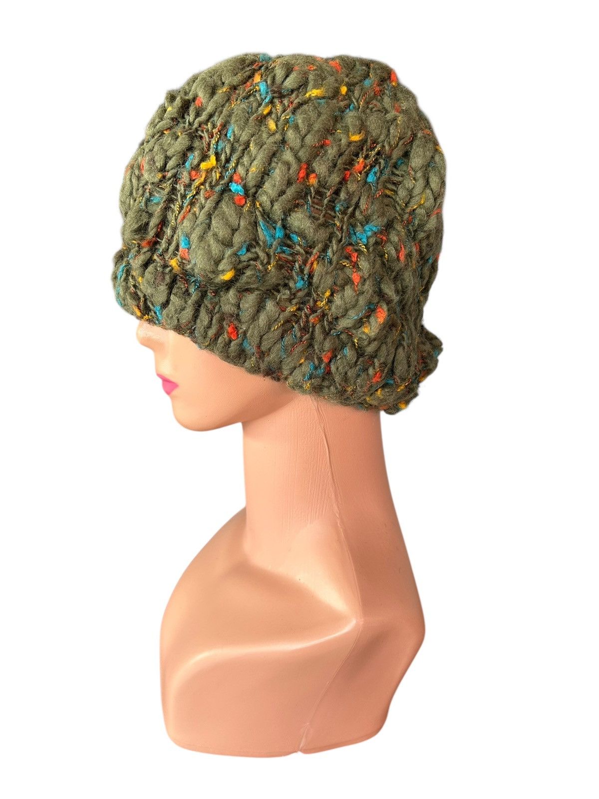 Kapital Crochet Knitted Handmade Roxy Beanie Hats Size ONE SIZE - 4 Thumbnail