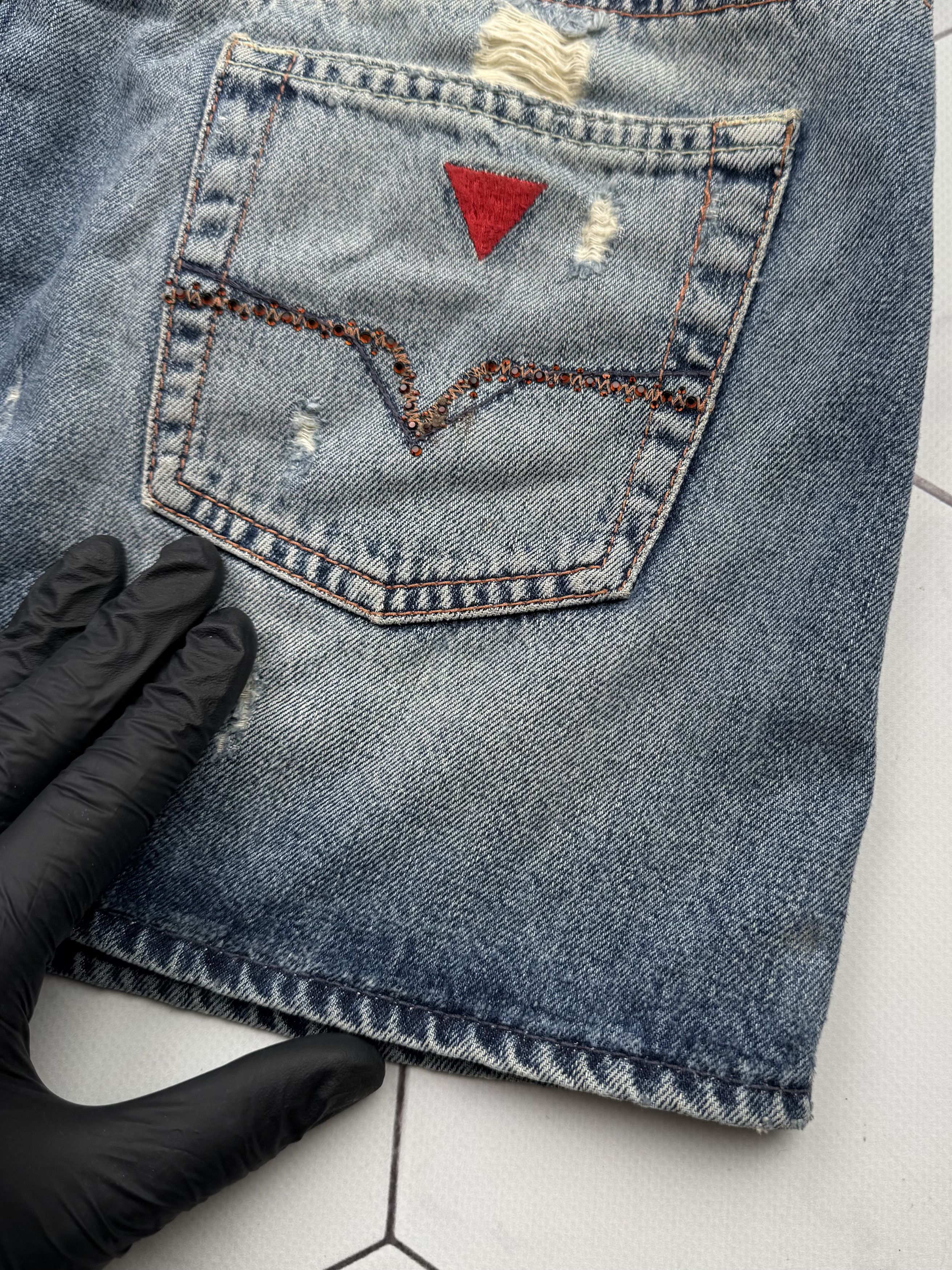Guess Guess Vintage Mini Skirt (B198) Size 29" - 9 Thumbnail
