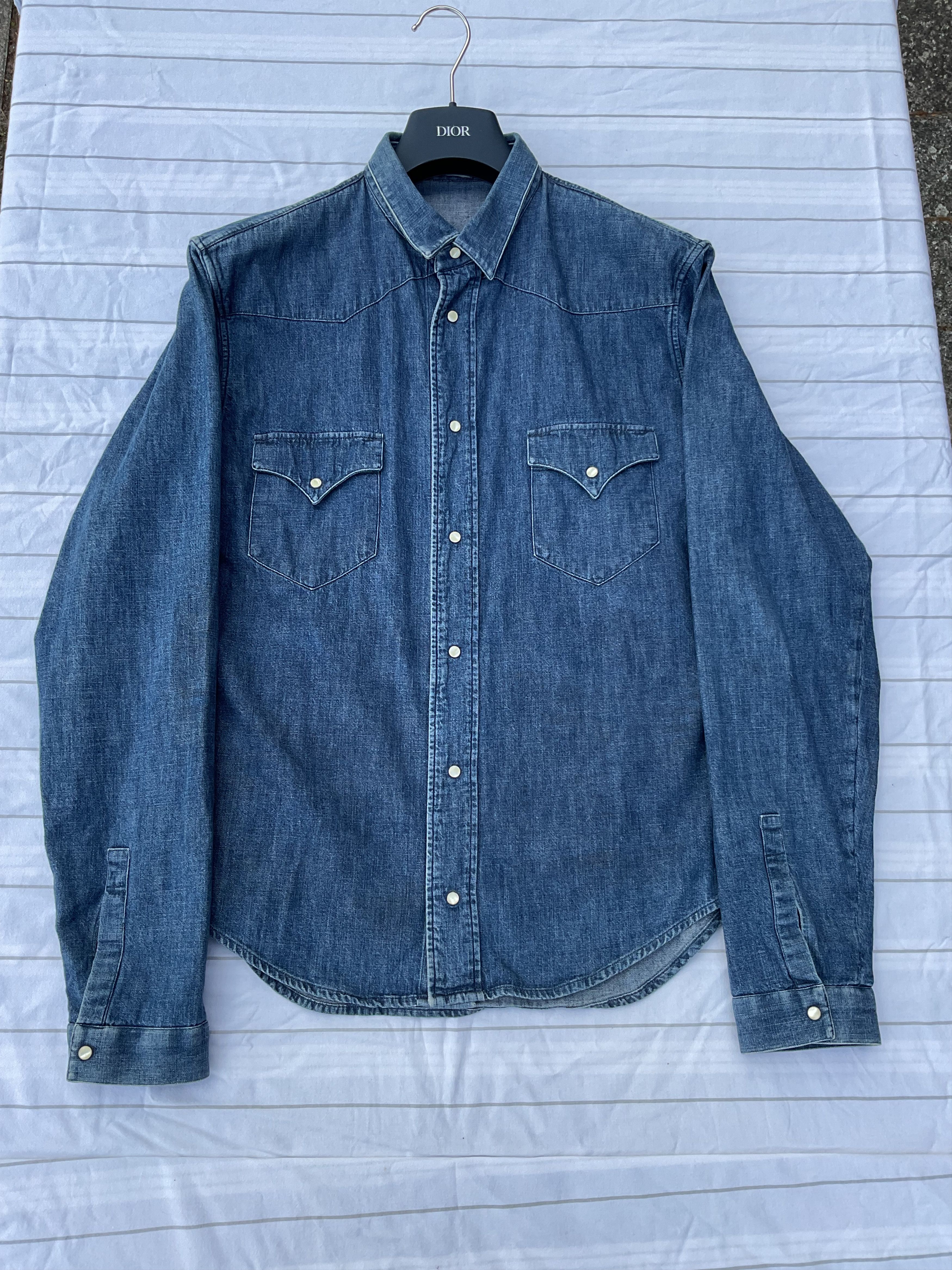 Dior × Hedi Slimane Dior Homme 2004 SS04 Strip Western Denim