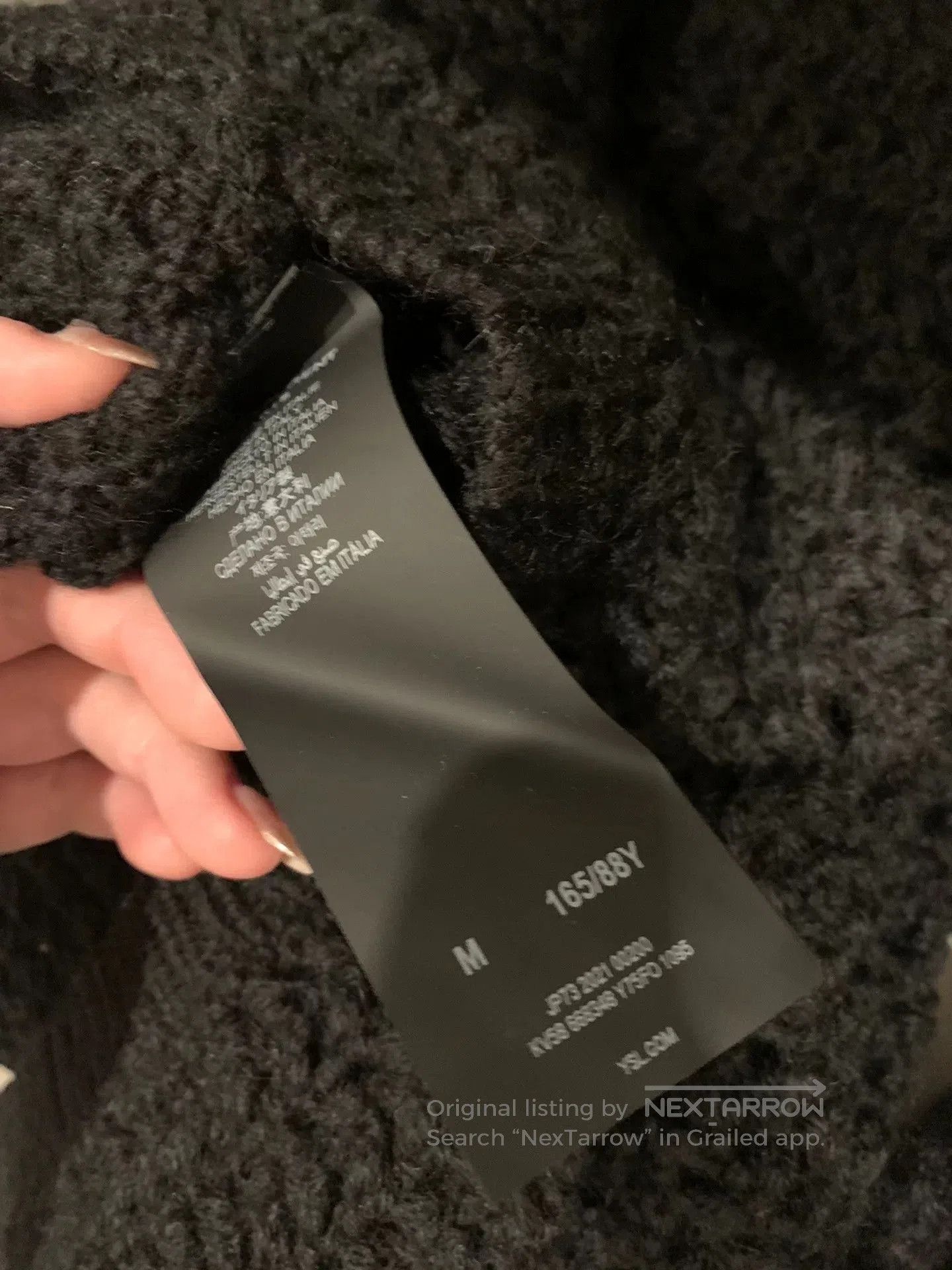 Saint Laurent Paris Saint Laurent Black Crochet Sweater. Size M / US 6-8 / IT 42-44 - 2 Thumbnail