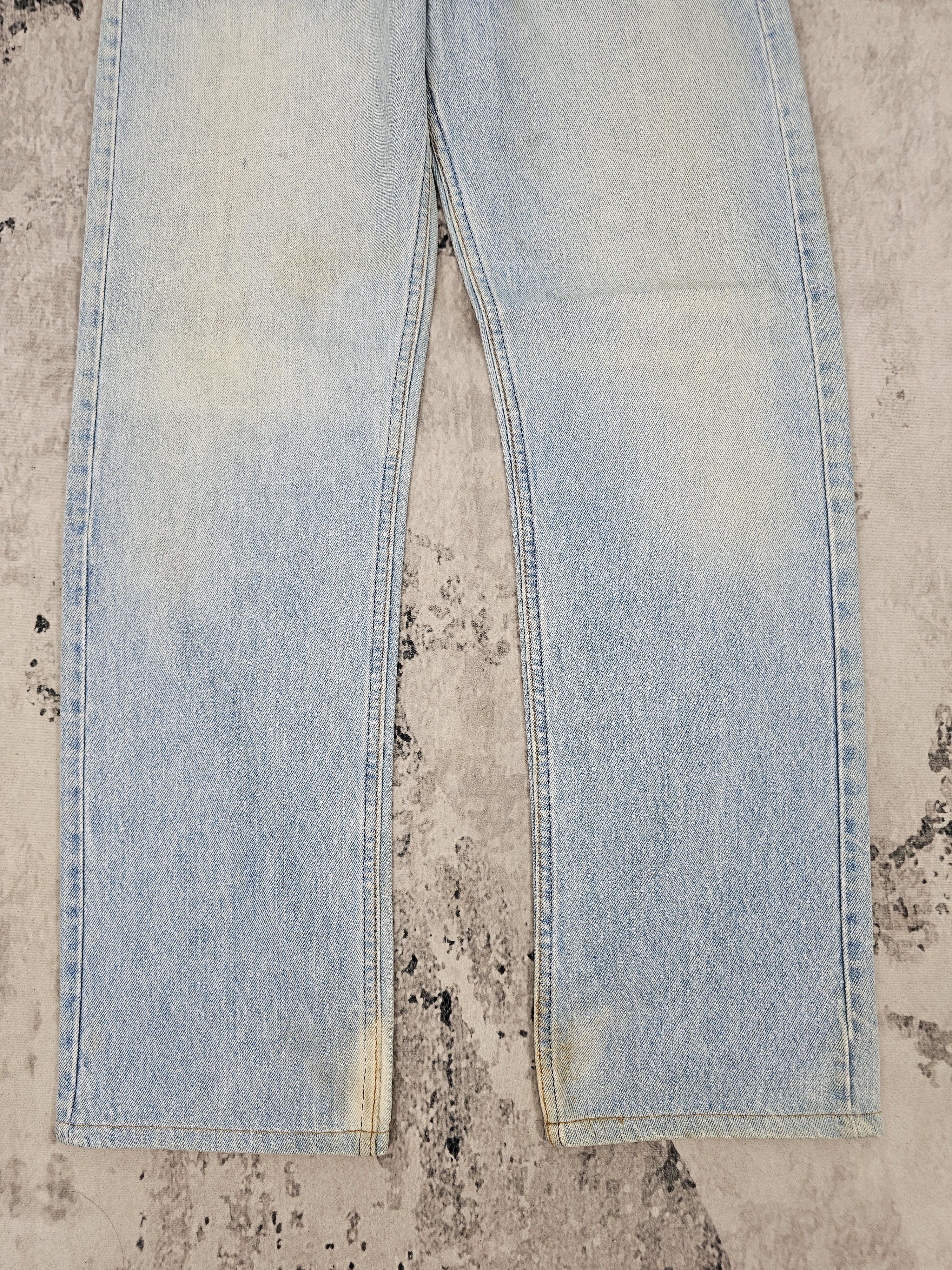 Levi's Vintage Clothing Vtg 90's LEVIS 501 XX Light Blue Faded Size 29X30 Jean L0413 Size US 29 - 3 Thumbnail