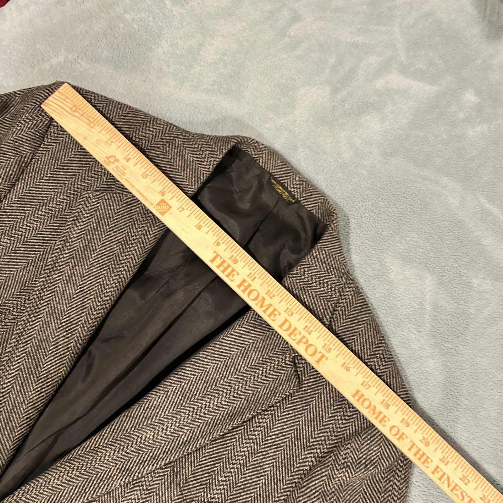 Levi's 80s USA Levis Western Blazer Coat Large Herringbone Size 36R - 8 Thumbnail