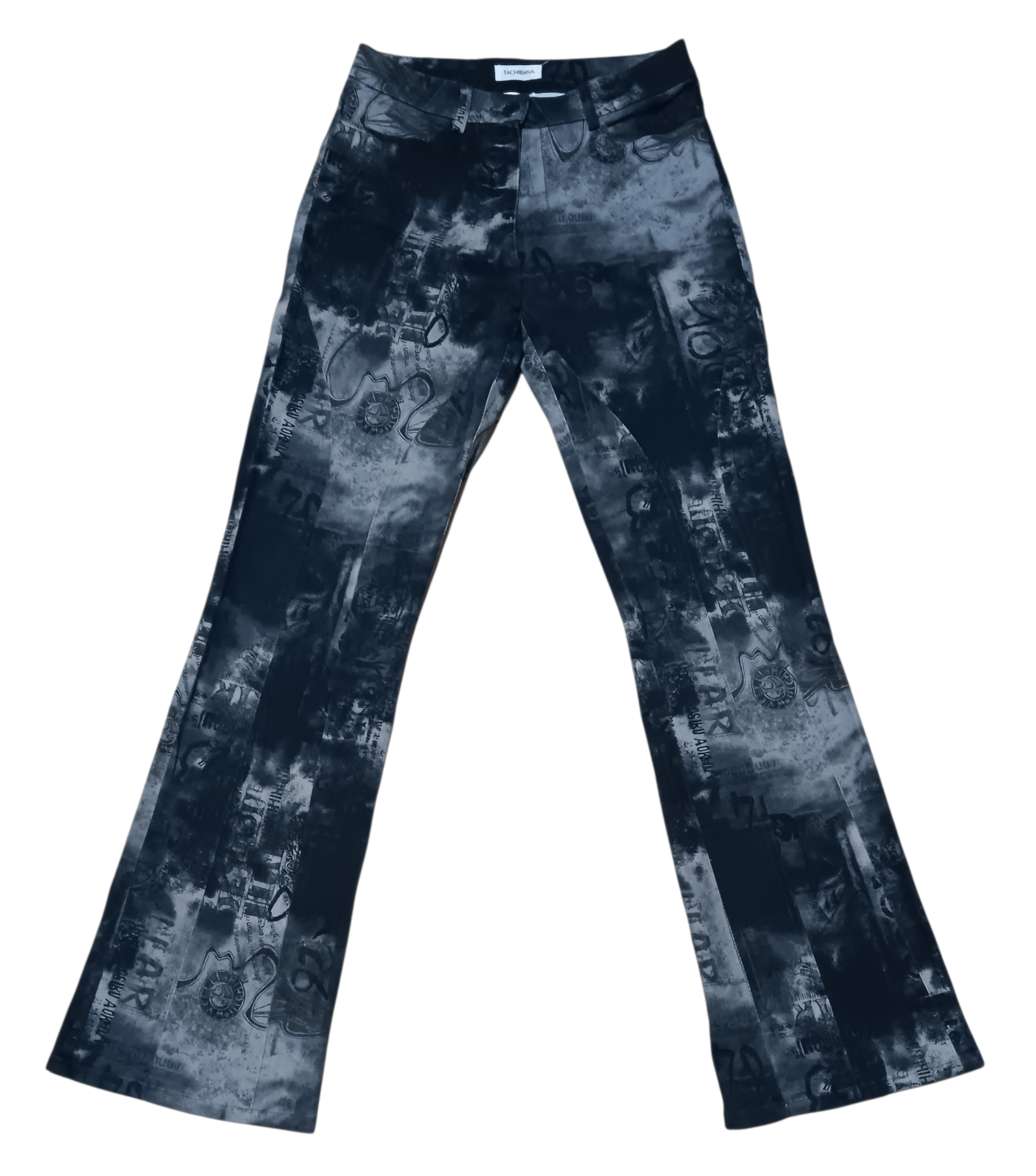 Hysteric Glamour TACHIBANA EMOPUNK FULL PRINTED FLARED PANT Size 28" / US 6 / IT 42 - 1 Thumbnail