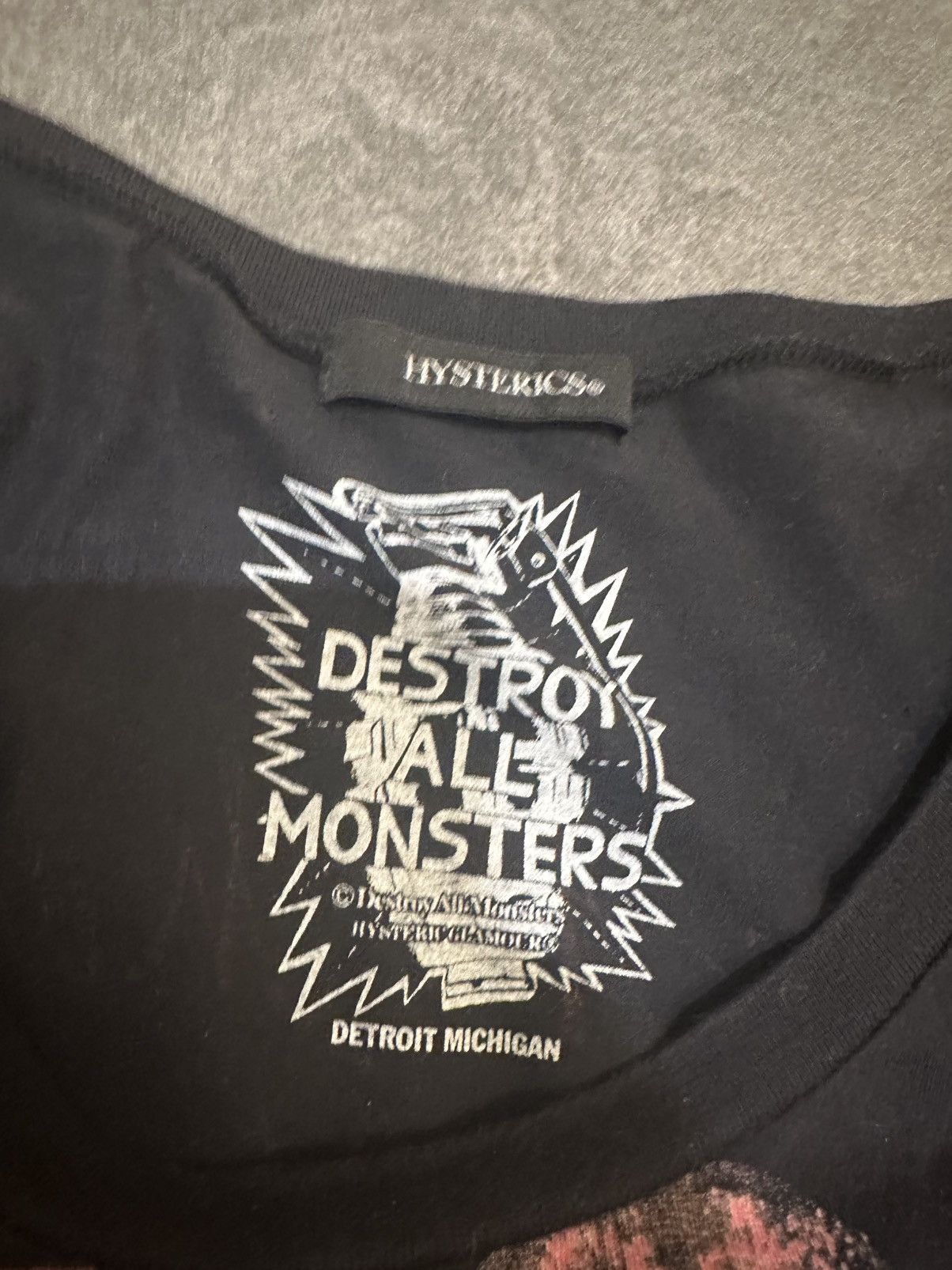 Hysteric Glamour × Japanese Brand Hysteric Glamour x Destory All Monsters Frilly Tee Size L / US 10 / IT 46 - 4 Thumbnail