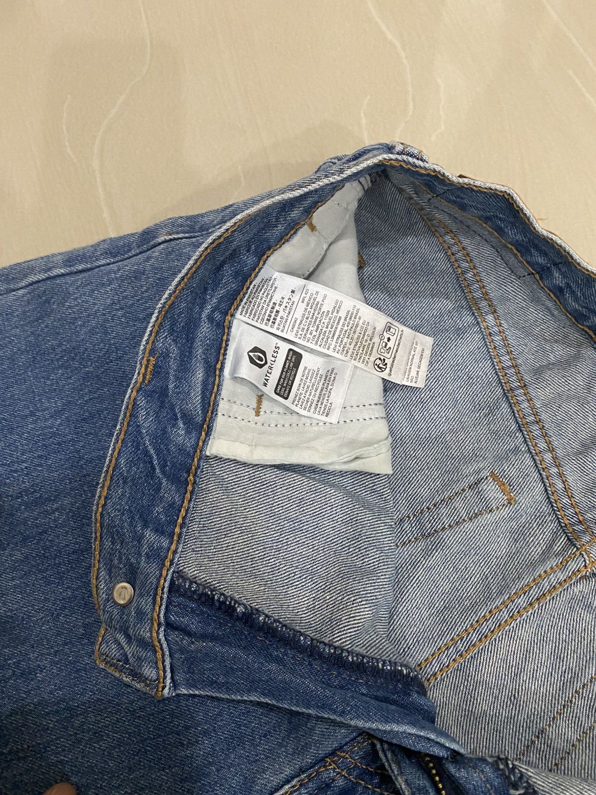Levi's Vintage Clothing Rare Desig Levis Baggy Danim Size 30" / US 8 / IT 44 - 8 Thumbnail