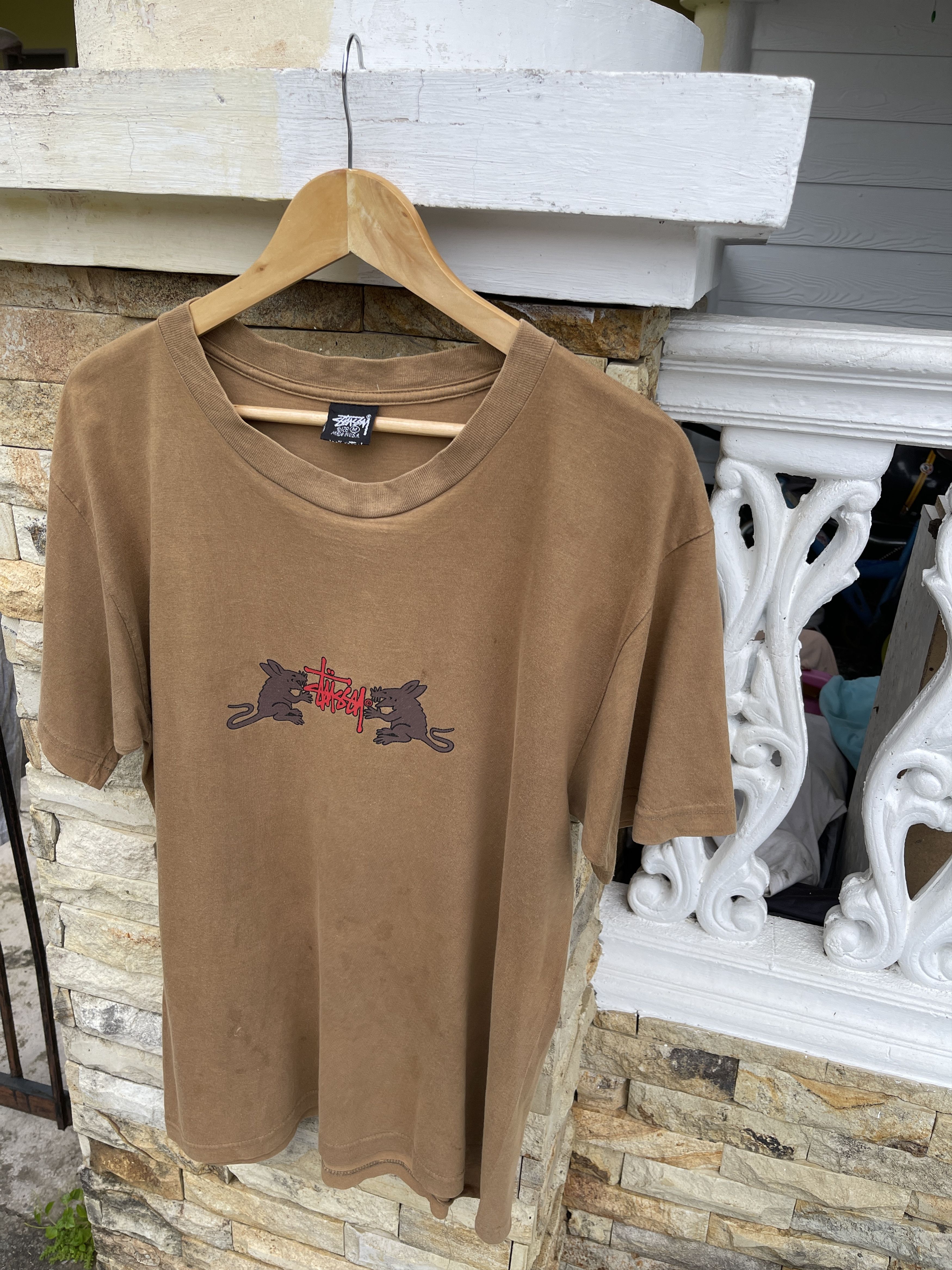 Stussy Very Rare🔥Vintage 80s Stussy Rat Pack Faded Tee Size US M / EU 48-50 / 2 - 4 Thumbnail