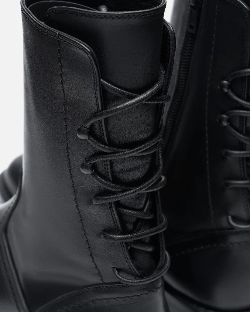 Ann Demeulemeester o1s1v1r1oon0825 Heiko Laced Back Ankle Boots in Black Size US 8 / EU 41 - 7 Thumbnail