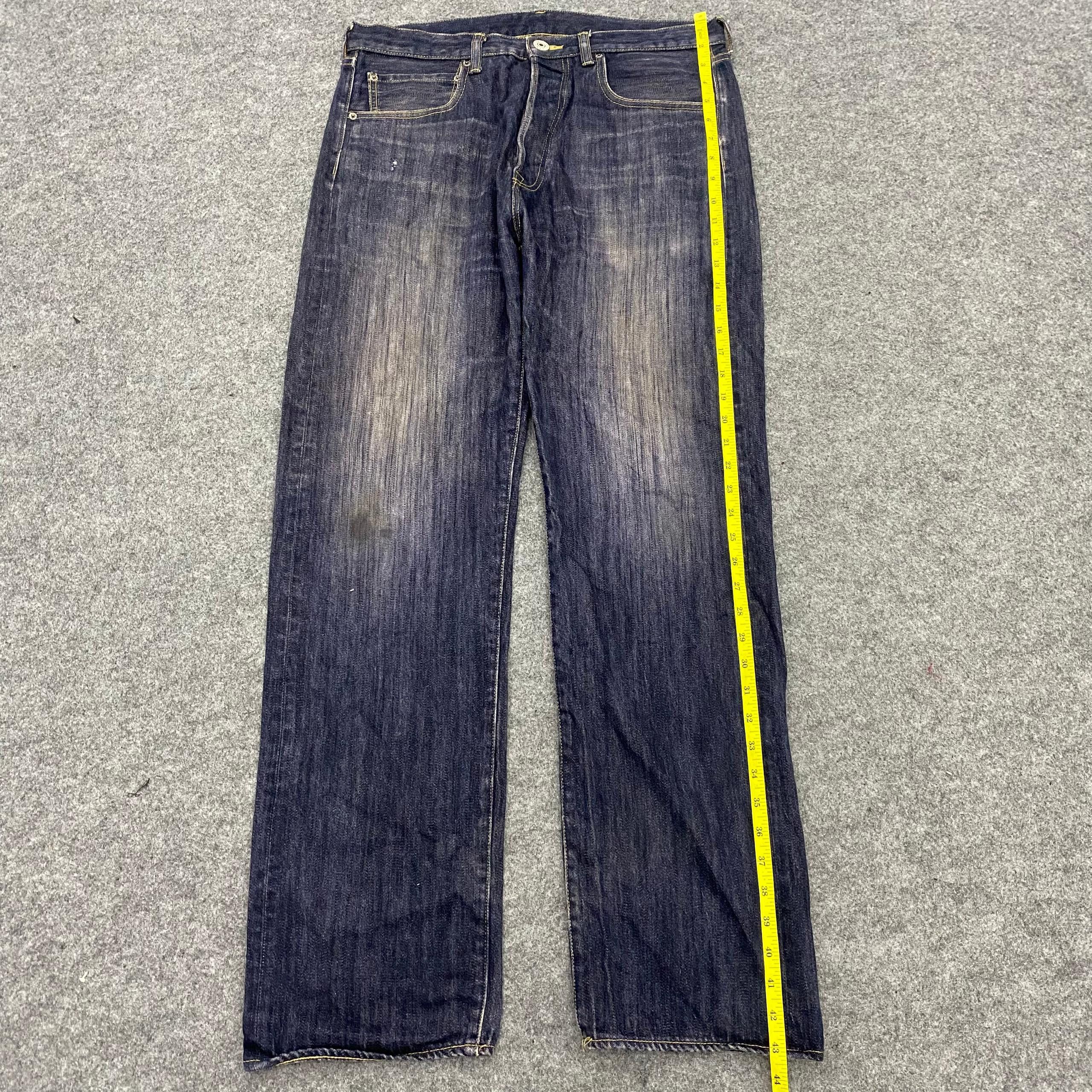 If Six Was Nine 💥Best Offer💥Vintage Ranheri Japanese Brand Denim Size US 34 / EU 50 - 2 Thumbnail