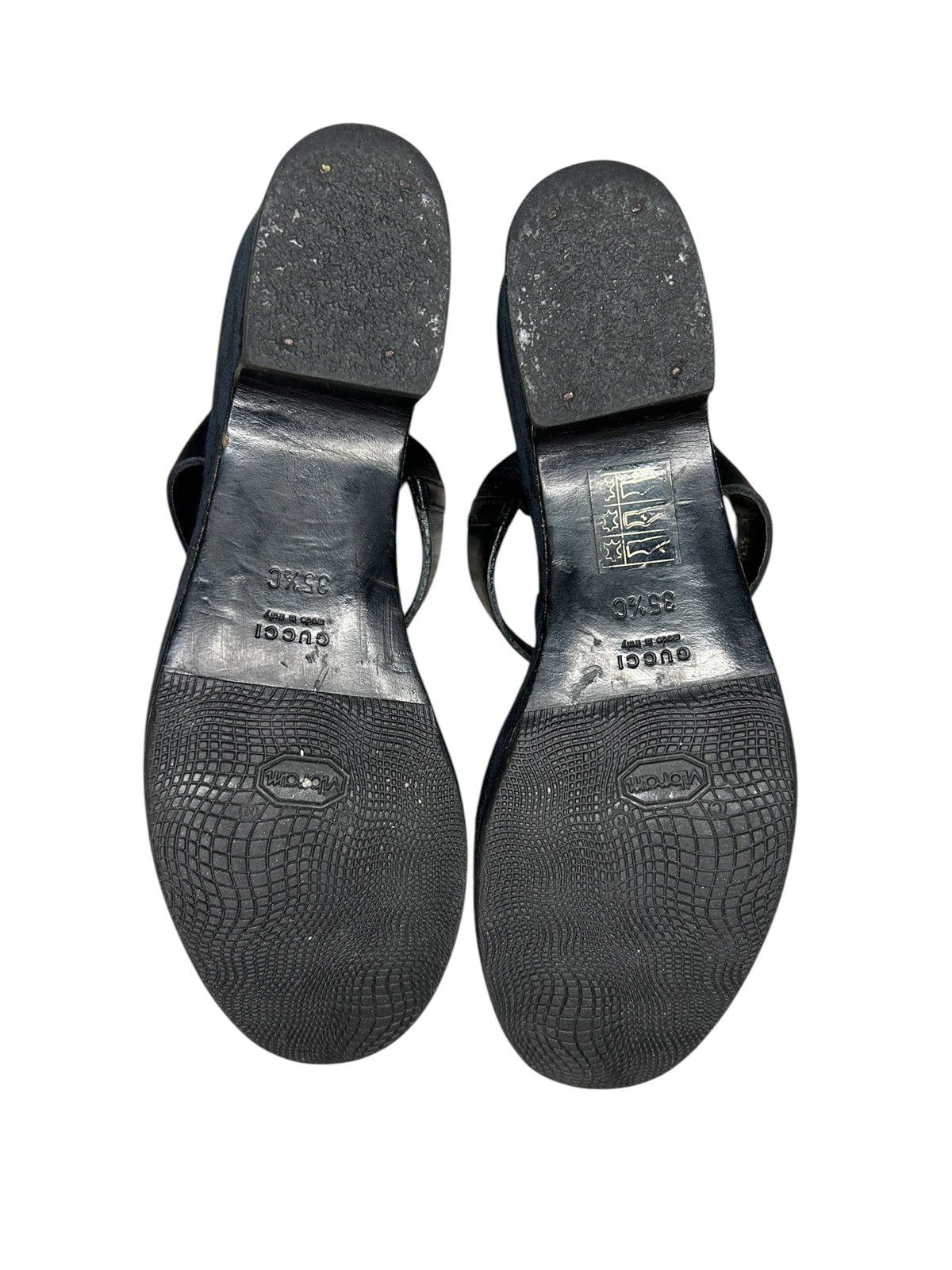 Gucci × Tom Ford Monogram Platform Sandals Size US 5.5 / IT 35.5 - 5 Thumbnail