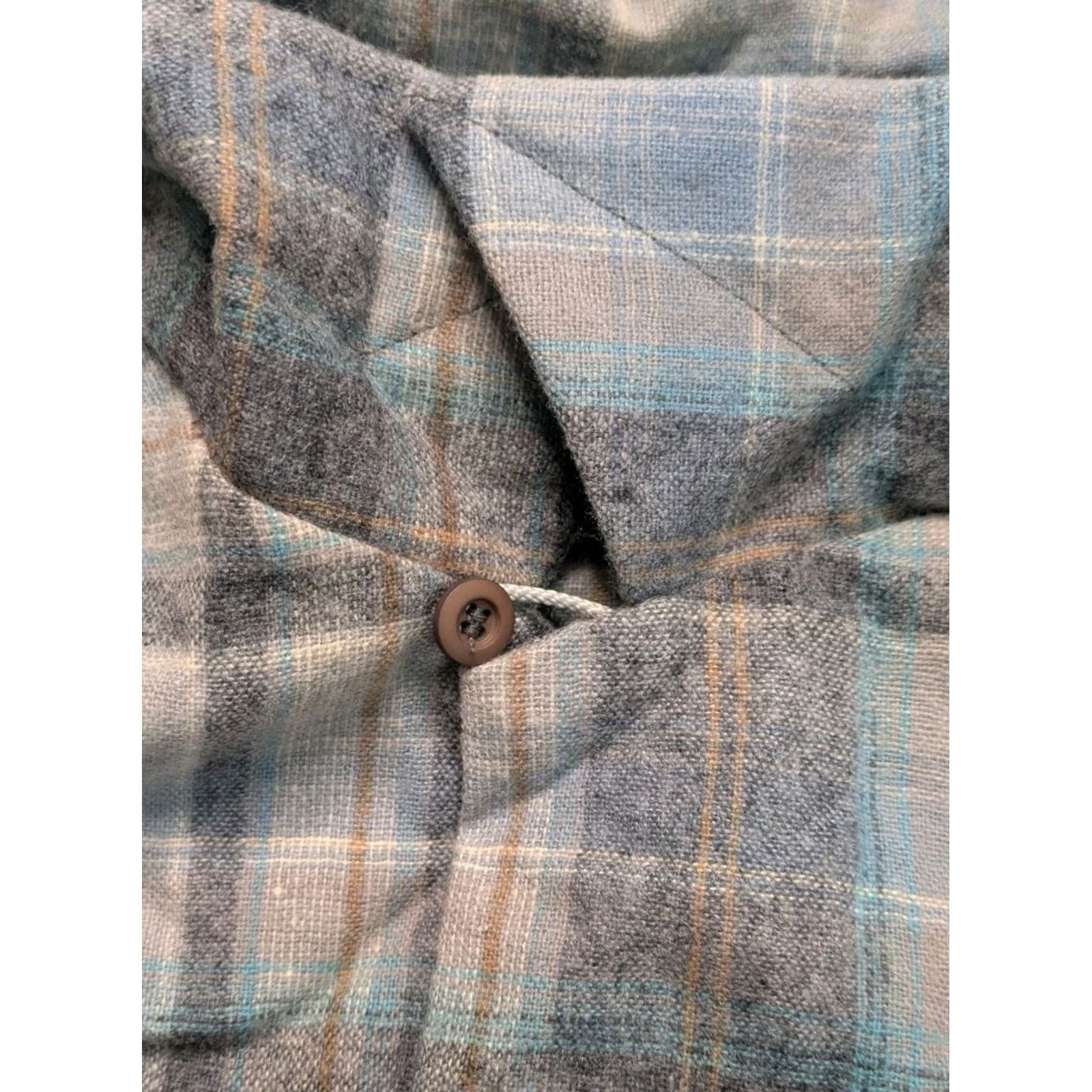 Pendleton VINTAGE Pendleton Wool Board Shirt Large L Plaid Button-Up Shirt Loop Collar Flap Pocket USA Made Mens Size US L / EU 52-54 / 3 - 5 Thumbnail