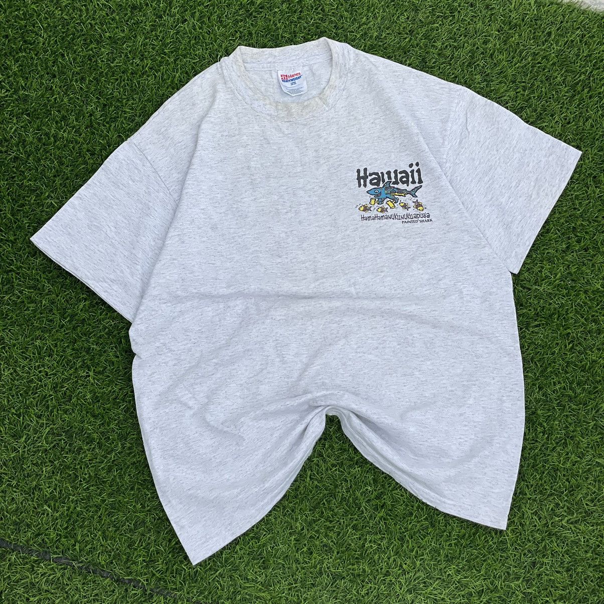Hanes × Vintage VINTAGE 90s HANES HEAVYWEIGHT TSHIRT Size US L / EU 52-54 / 3 - 2 Thumbnail