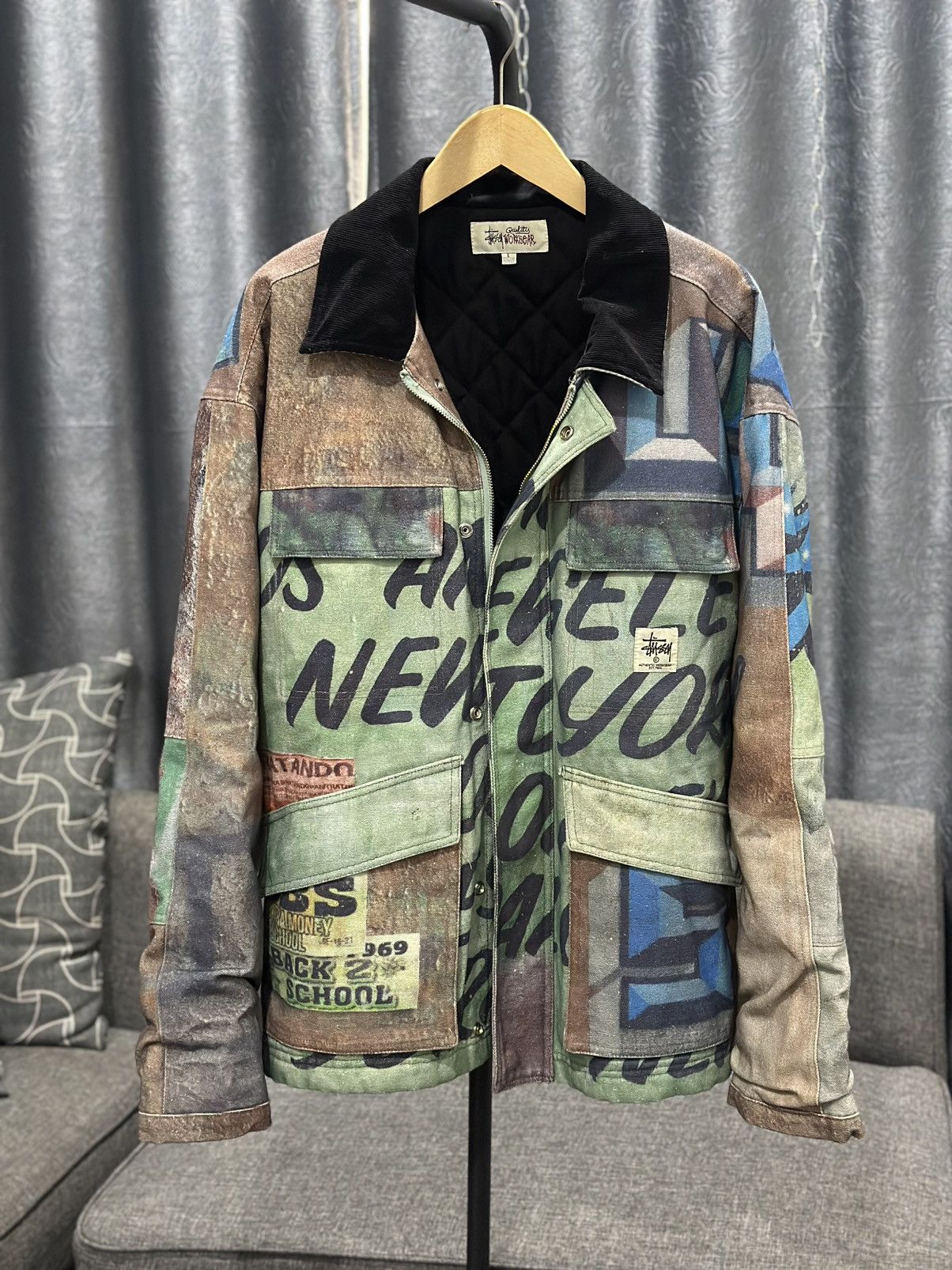 Stussy x Alfonso Canvas Multicolour Jacket
