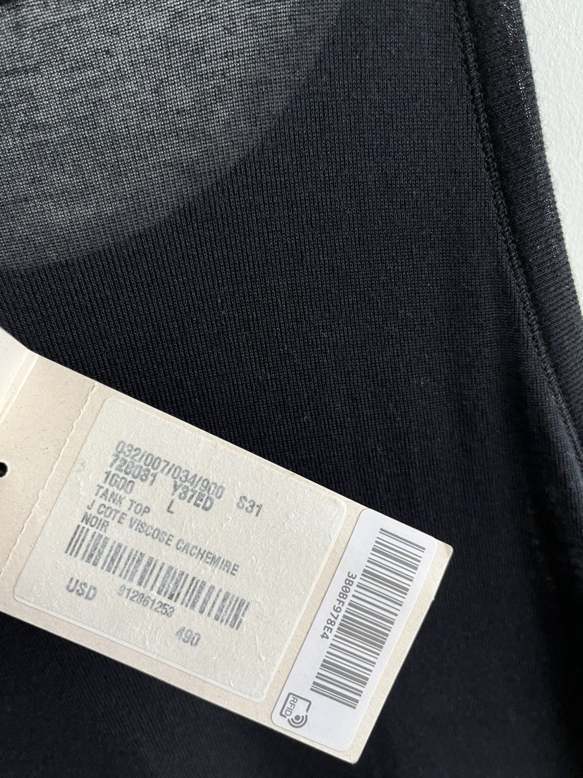 Saint Laurent Paris Rare Super Runway Saint Laurent Skinny Cashmere Tank Top Size US L / EU 52-54 / 3 - 9 Thumbnail