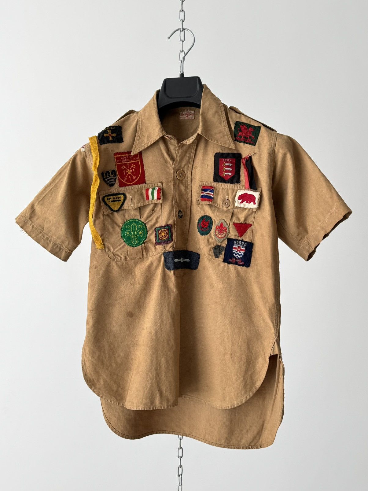 Vintage Original 1940s British Boy Scouts Patches Shirt Size US S / EU 44-46 / 1 - 1 Thumbnail