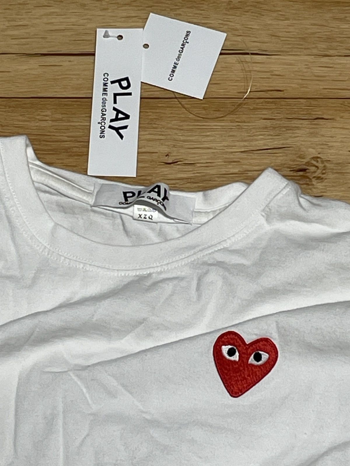 Comme des Garcons Basic CDG white tee Size US M / EU 48-50 / 2 - 3 Thumbnail