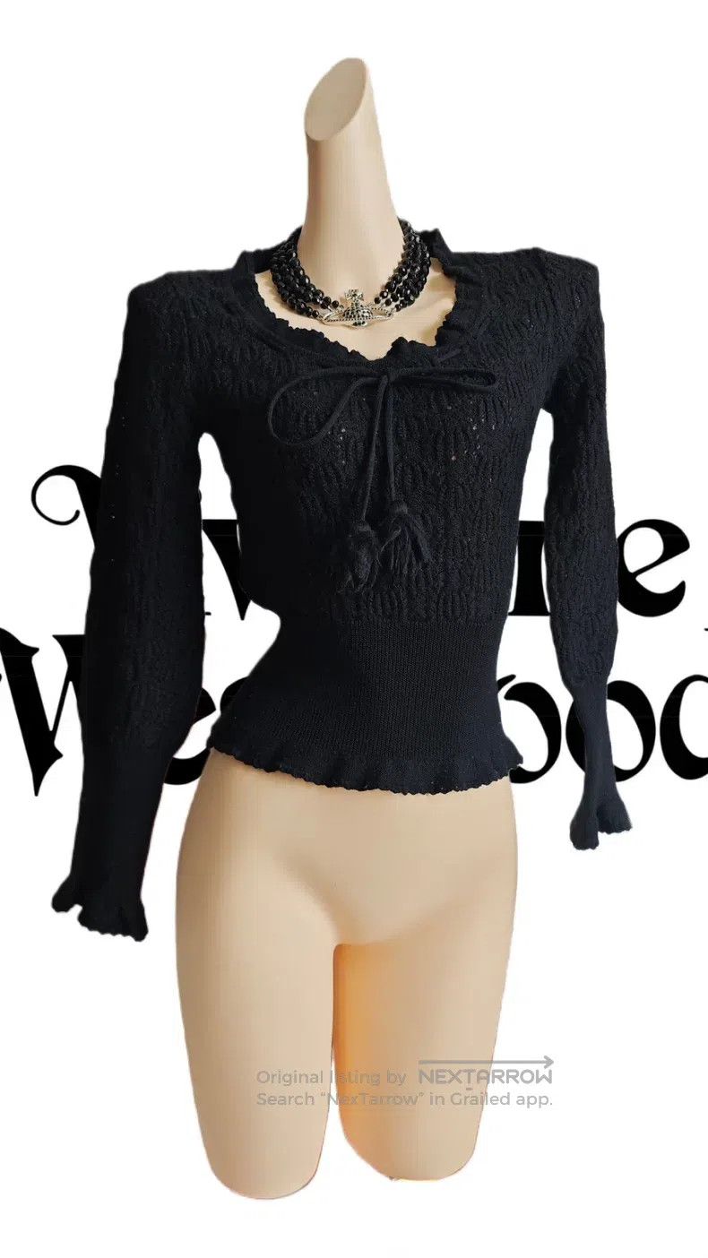 Vivienne Westwood Vivienne Westwood Black Pom Pom Jumper Size M / US 6-8 / IT 42-44 - 1 Thumbnail