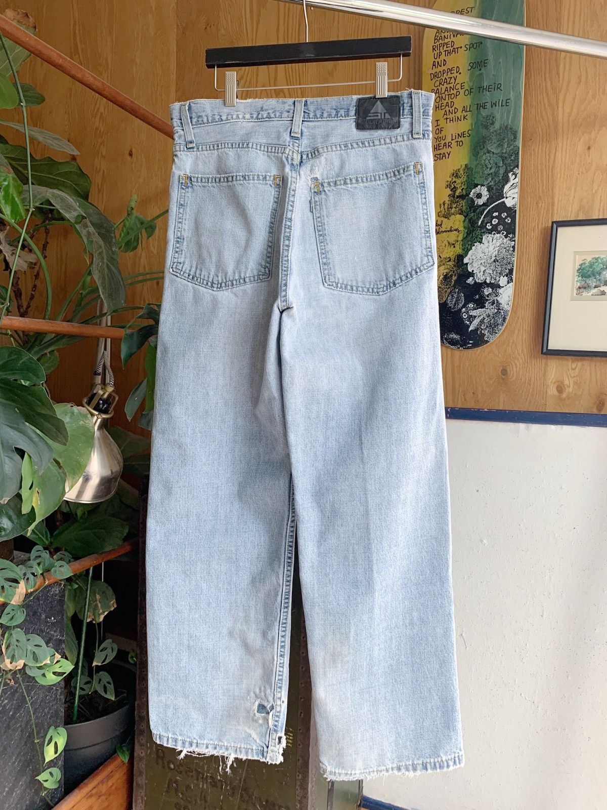Levi's Vintage Levi’s Silvertab Sun Faded Shahiko Distressed Jeans Size US 28 / EU 44 - 1 Thumbnail