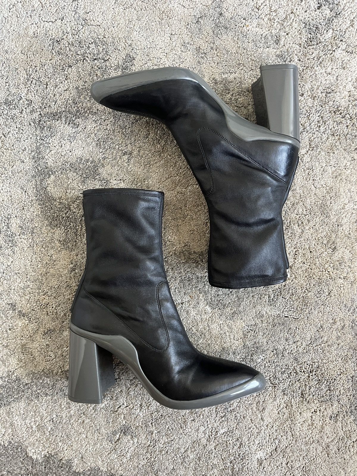 Prada Prada leather heels boots Size US 8.5 / IT 38.5 - 3 Thumbnail