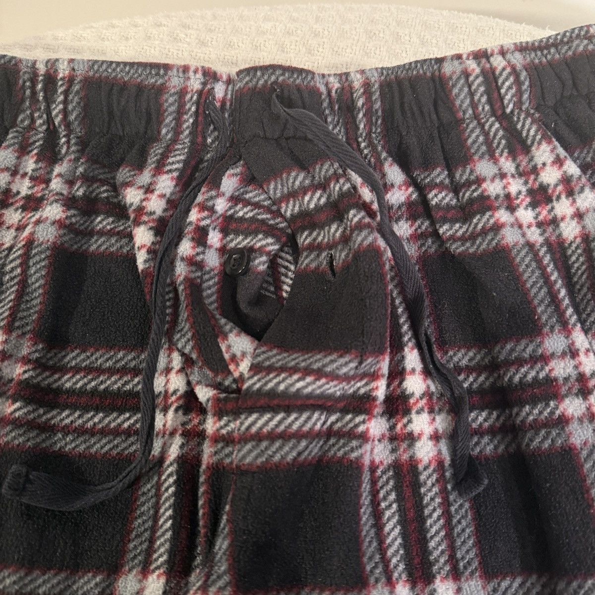 Other Plaid Fleece Lounge Pajama Pants – Relaxed Fit Size 28" / US 6 / IT 42 - 4 Thumbnail