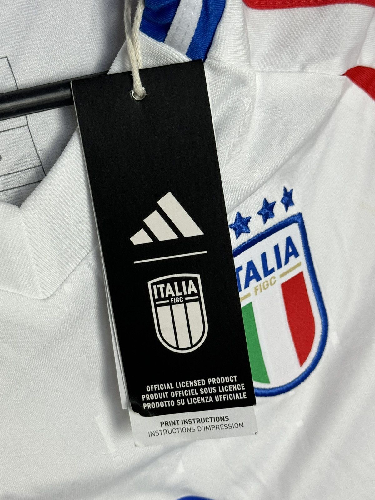 Adidas KIDS New Italy 2024 Away Barella Football Jersey T-Shirt Size US XS / EU 42 / 0 - 10 Thumbnail