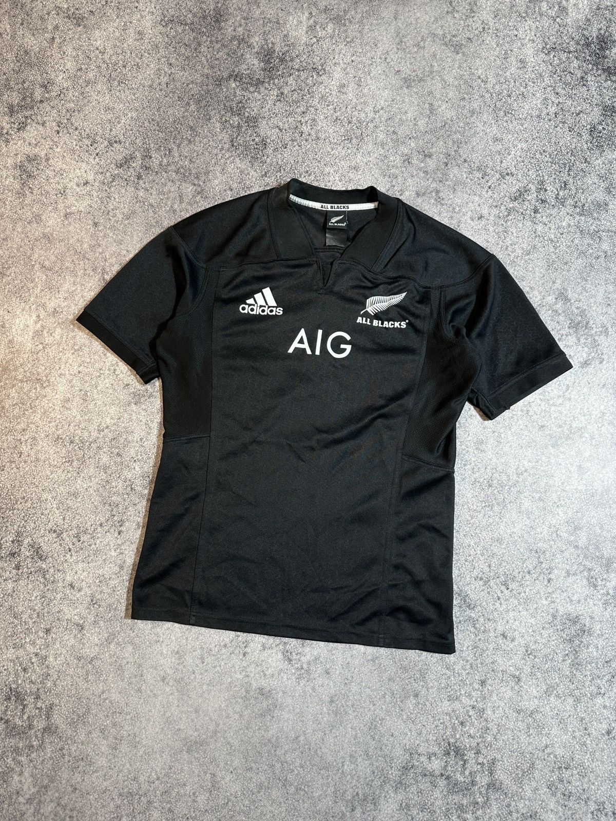 Adidas Adidas All Blacks New Zealand AIG Rugby Jersey Streetwear L Size US L / EU 52-54 / 3 - 2 Thumbnail