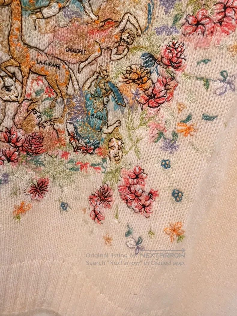 Dior Dior Constellation Series Colourful Embroidered Cashmere S Size XS / US 0-2 / IT 36-38 - 6 Thumbnail