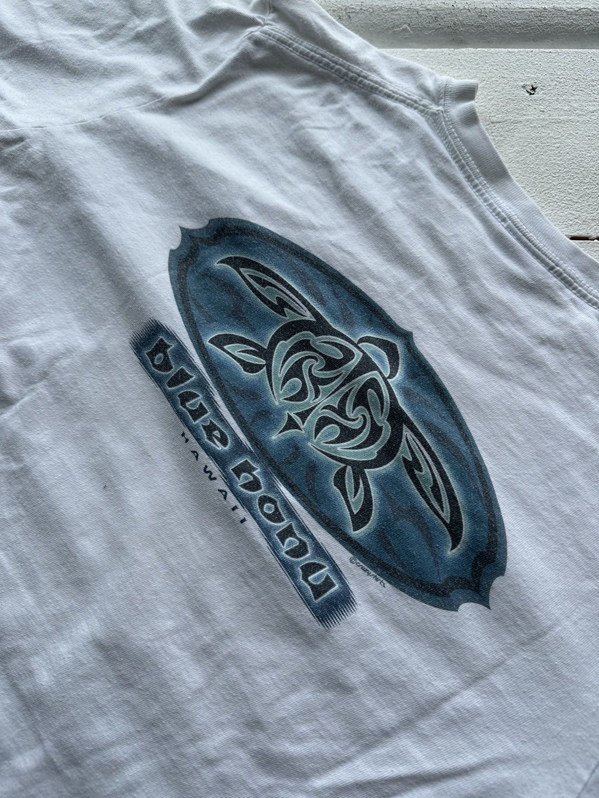 Vintage 🚨Vintage 90s HAWAII BLUE NOVA CRAZY SHIRTS surf TEE y2k rare Size US XS / EU 42 / 0 - 9 Thumbnail