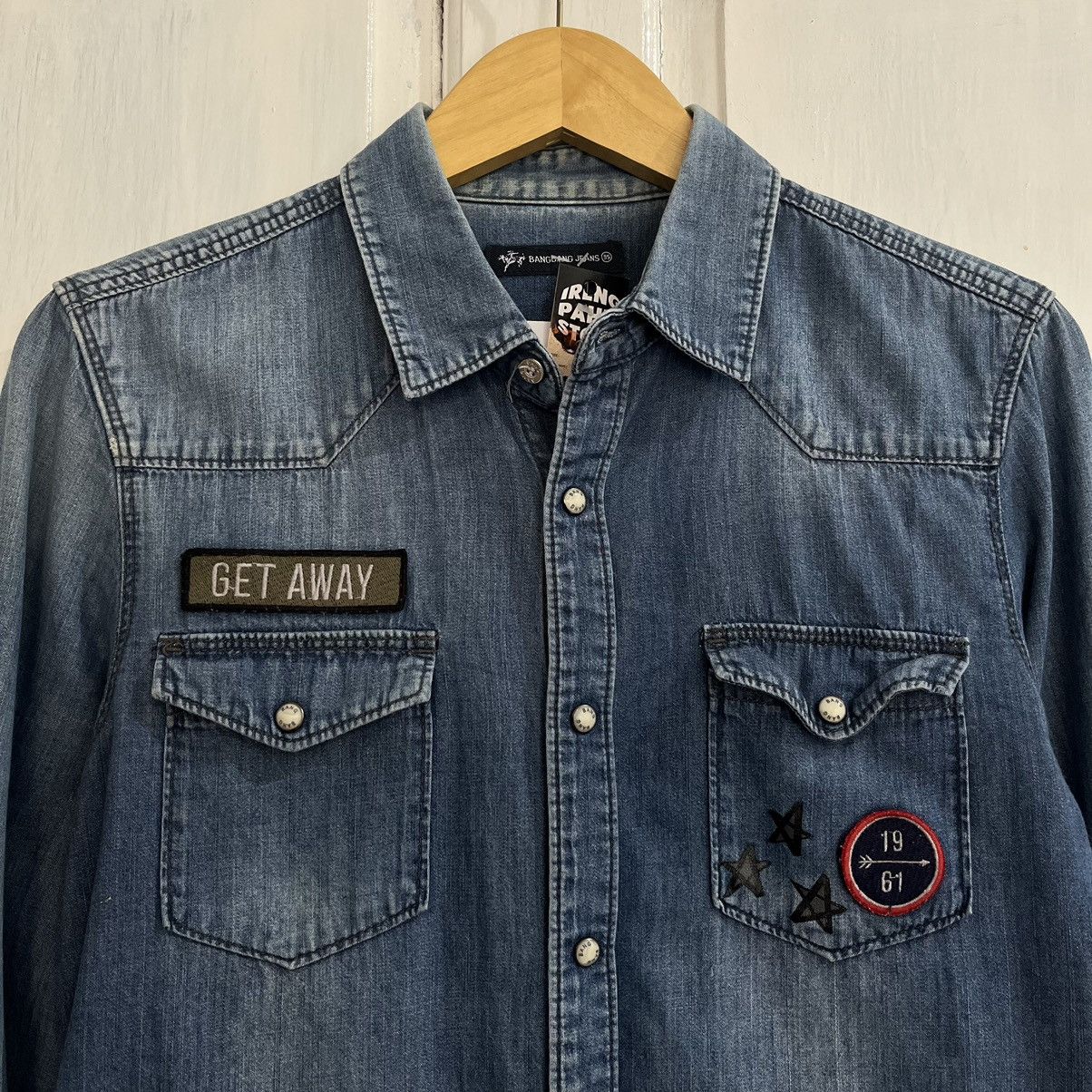 Japanese Brand Japanese Brand Bone To The Street Denim Jacket Size US L / EU 52-54 / 3 - 2 Thumbnail