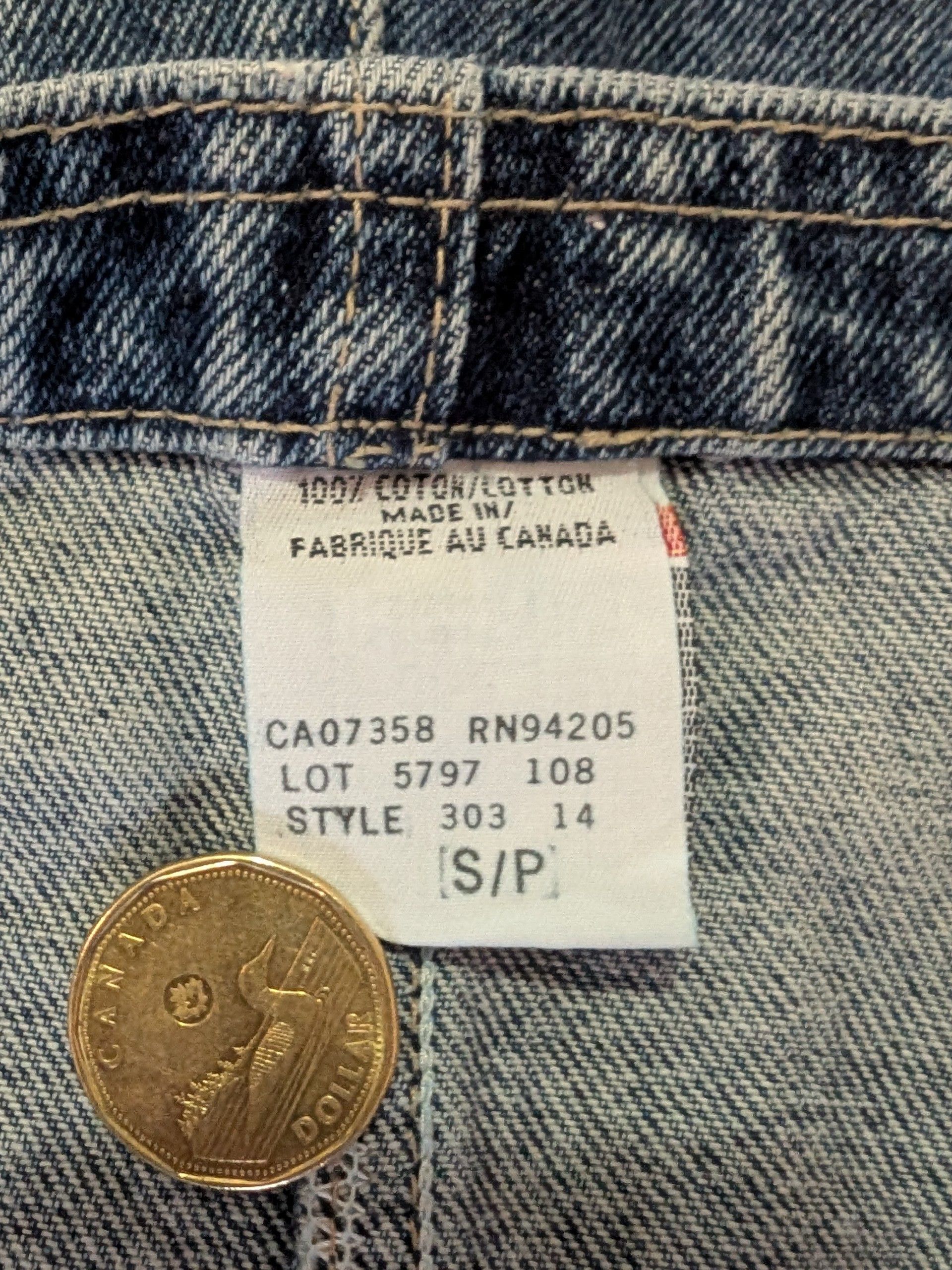 Other Vintage Hollywood Jeans Overalls Made in Canada - Size S Size US 38 / EU 54 - 4 Thumbnail