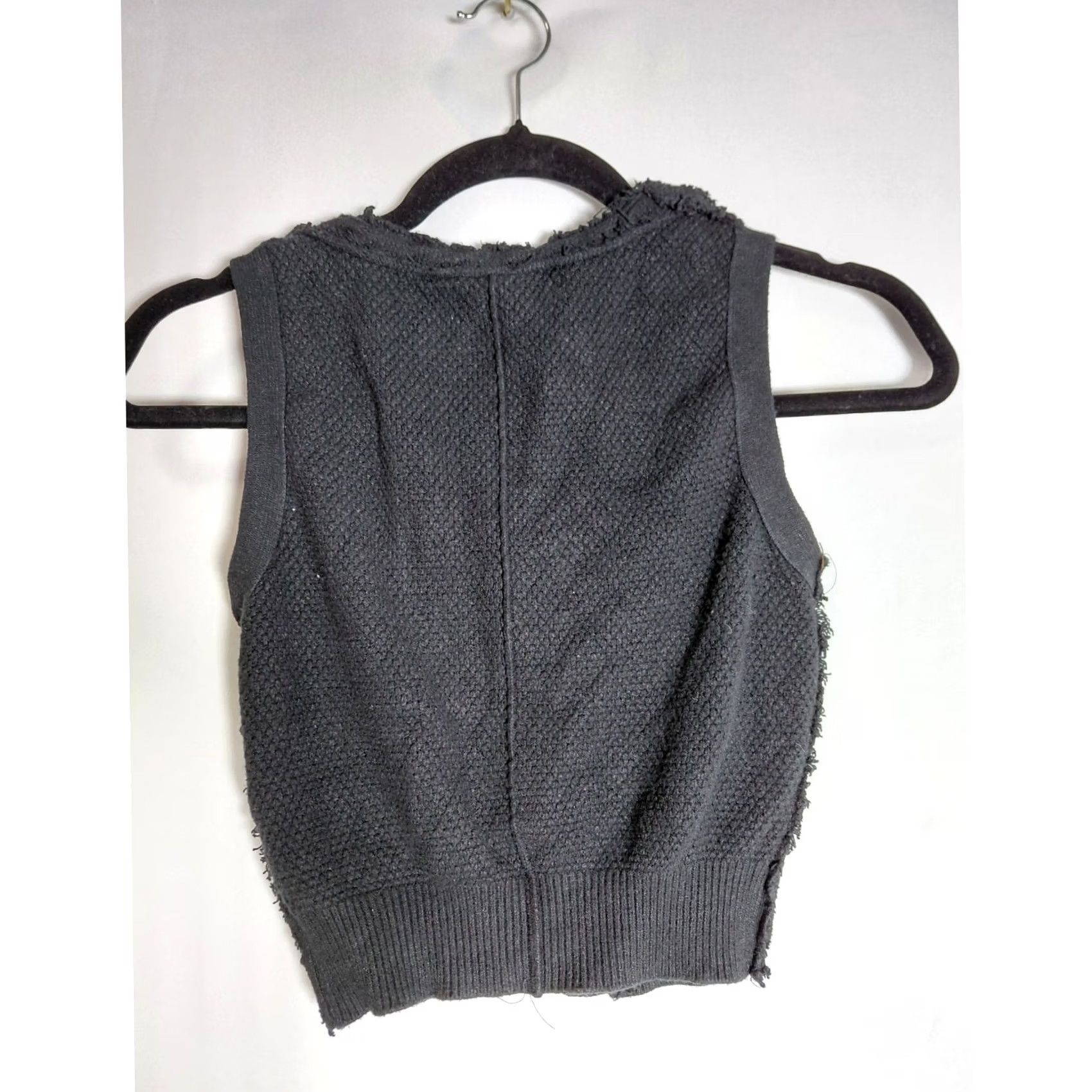 Brunello Cucinelli Brunello Cucinelli Wool Knit Vest Gray Solid Women XS V-Neck Button Knit 100% Wool Size XS / US 0-2 / IT 36-38 - 2 Thumbnail
