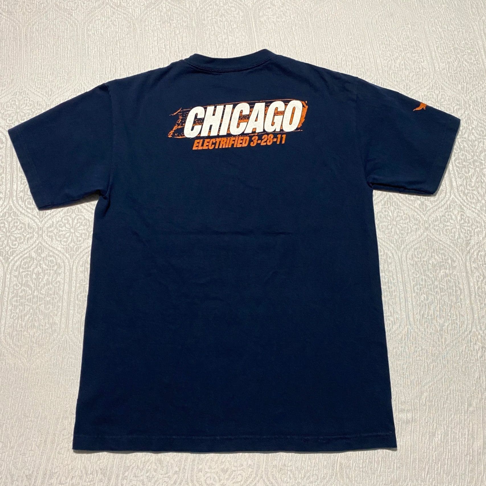 Vintage WWE Authentic The Rock Chicago Electrified 2011 Navy Blue T-Shirt Mens L Size US L / EU 52-54 / 3 - 2 Thumbnail