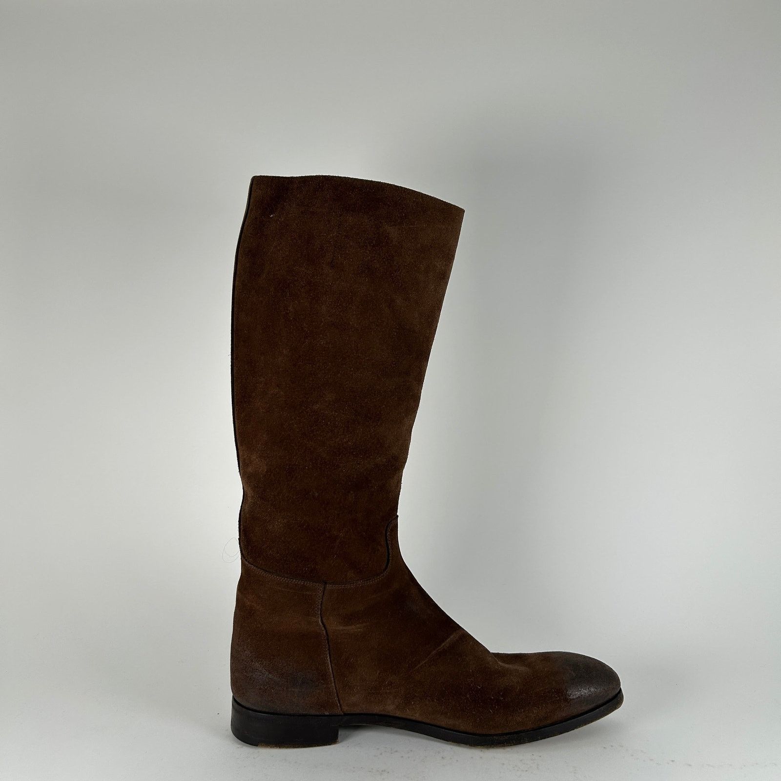 Prada Prada Suede Tall Riding Boot Size 12 Size US 12 / EU 45 - 7 Thumbnail