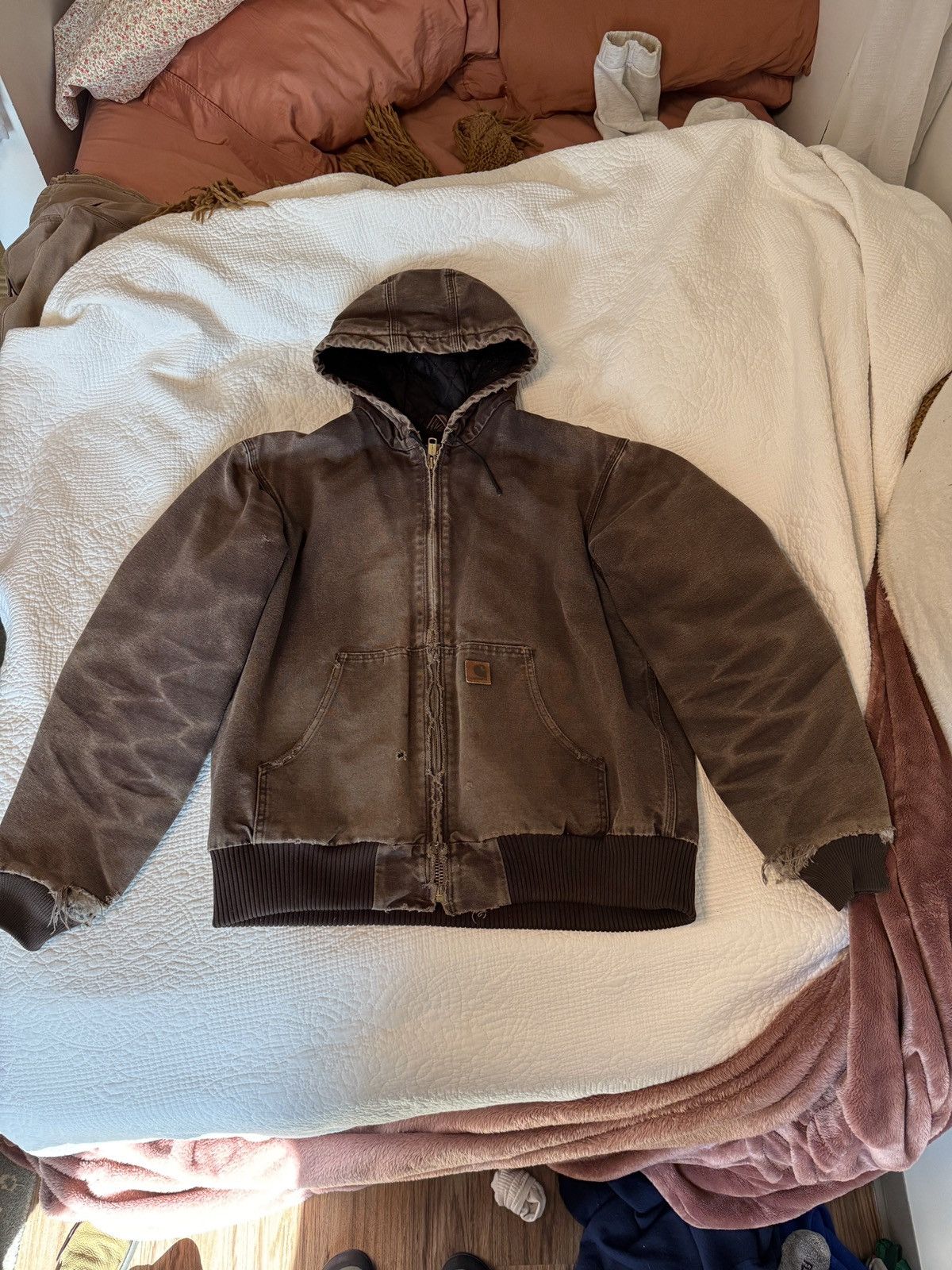 Carhartt Distressed Carhartt j130 jacket Size US L / EU 52-54 / 3 - 1 Thumbnail