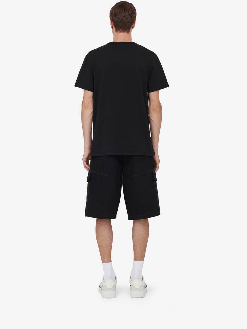 Alexander McQueen o1w1db10725 Crystal Skull T-Shirt in Black Size US M / EU 48-50 / 2 - 4 Thumbnail