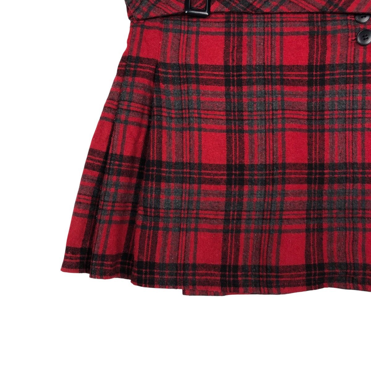 agnes b. 📌Short Skirt Agnes B. Enfant Check Tartan Design Punk Style Size 28" / US 6 / IT 42 - 4 Thumbnail