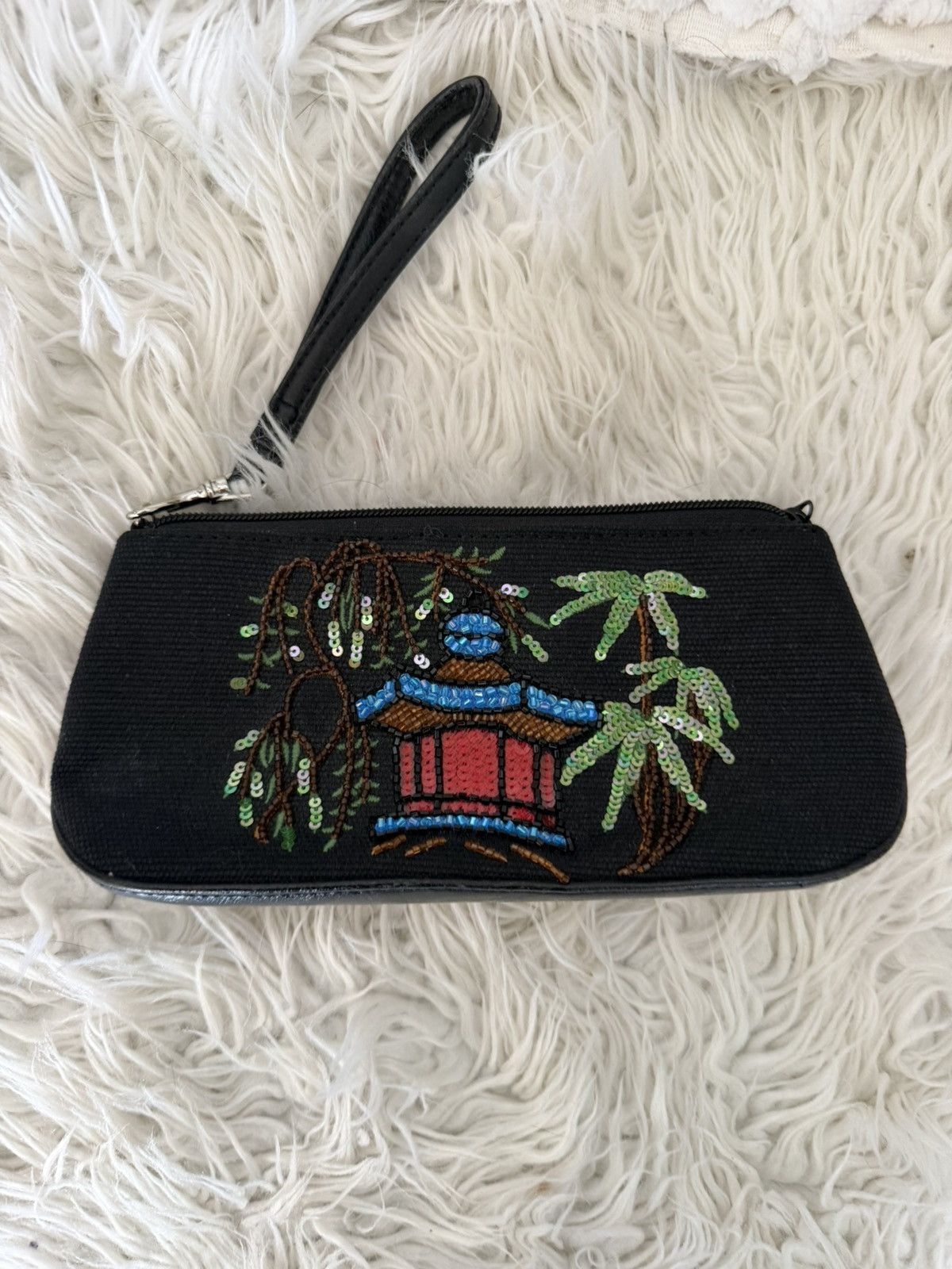Other VTG Isabella Fiore "Kyoto Garden" beaded clutch wrist strap Size ONE SIZE - 1 Thumbnail