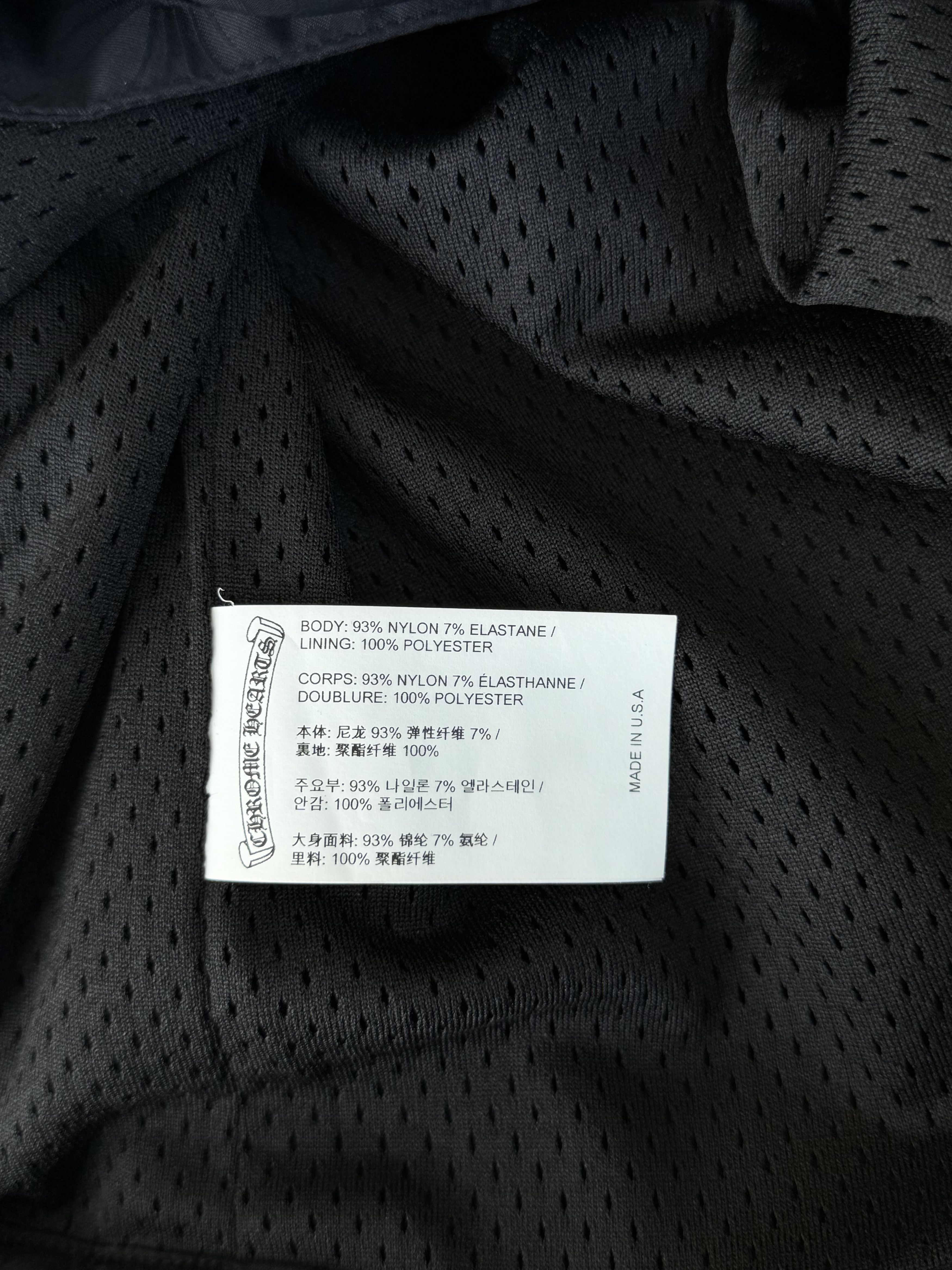 Chrome Hearts Chrome Hearts Black Cross Jacquard Eyechart Coach Jacket Size US M / EU 48-50 / 2 - 4 Thumbnail