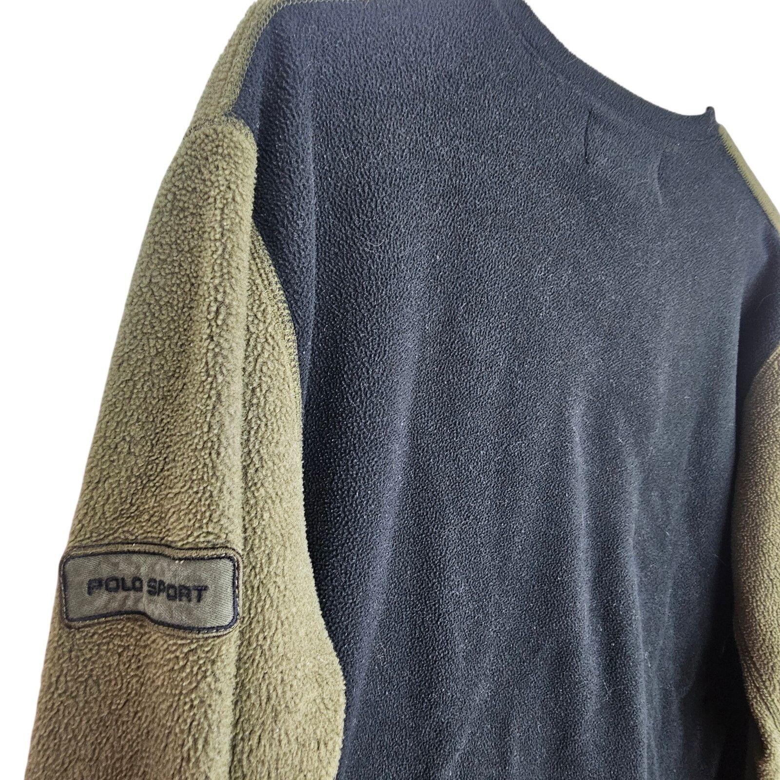 Polo Ralph Lauren Vintage Polo Sport Ralph Lauren Mens Fleece V-Neck Pullover Size S / US 4 / IT 40 - 8 Thumbnail