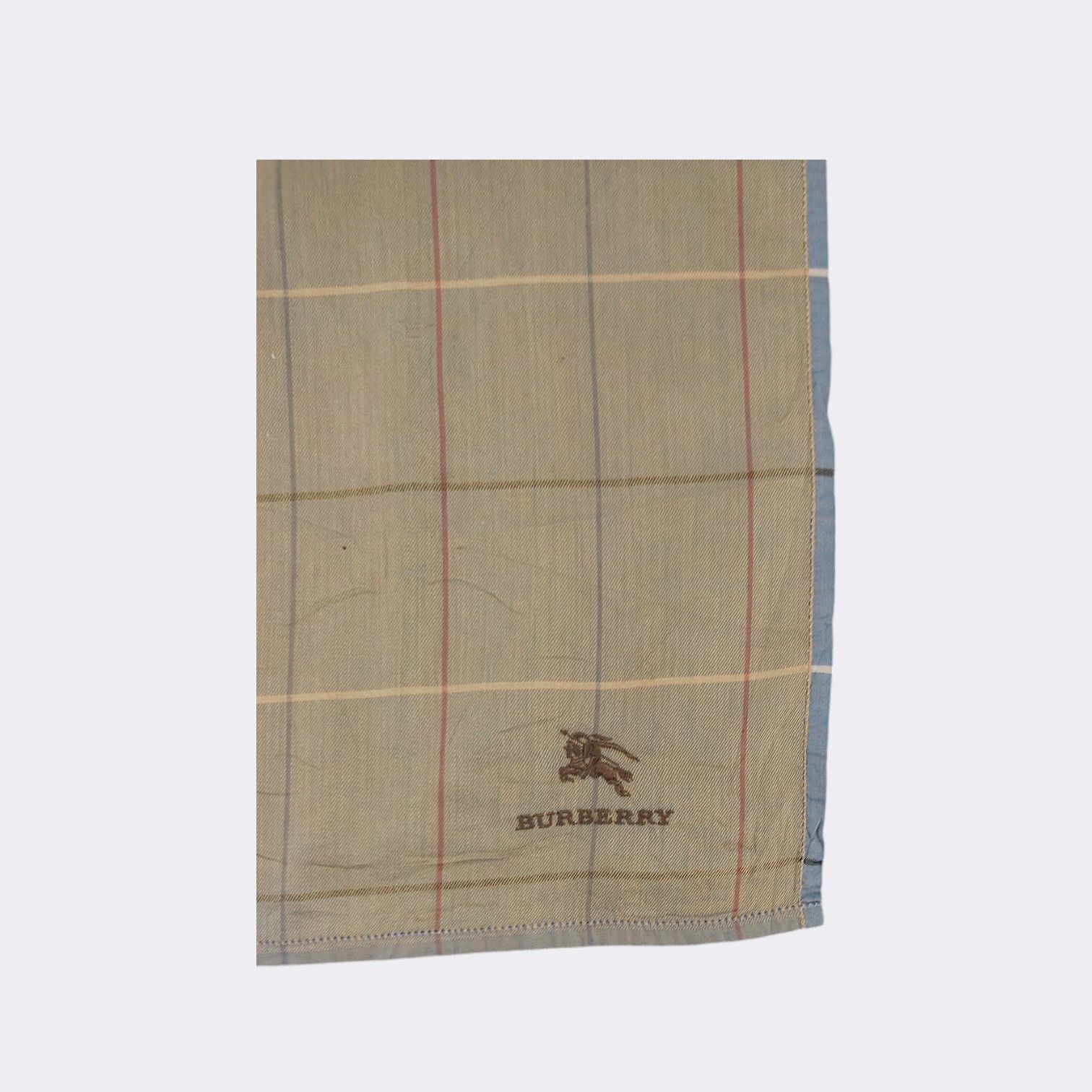 Burberry Vintage Burberry Nova Check Cotton Handkerchief Scarf Size ONE SIZE - 3 Thumbnail