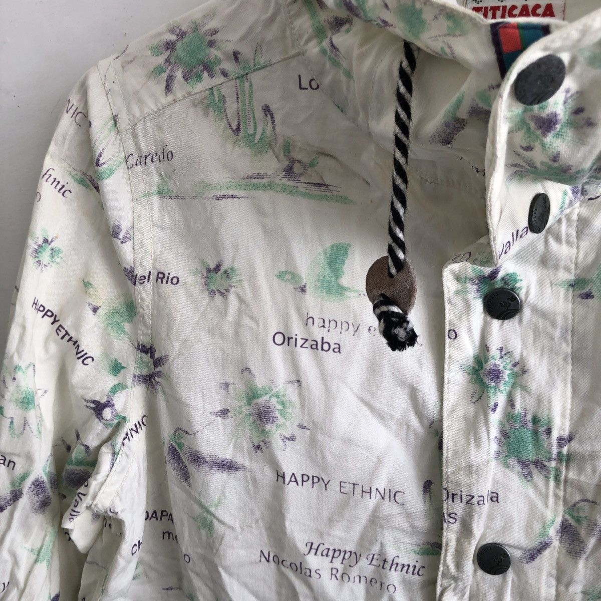 Japanese Brand × Vintage TITICACA PARKA JACKET FULL PRINT Size M / US 6-8 / IT 42-44 - 3 Thumbnail