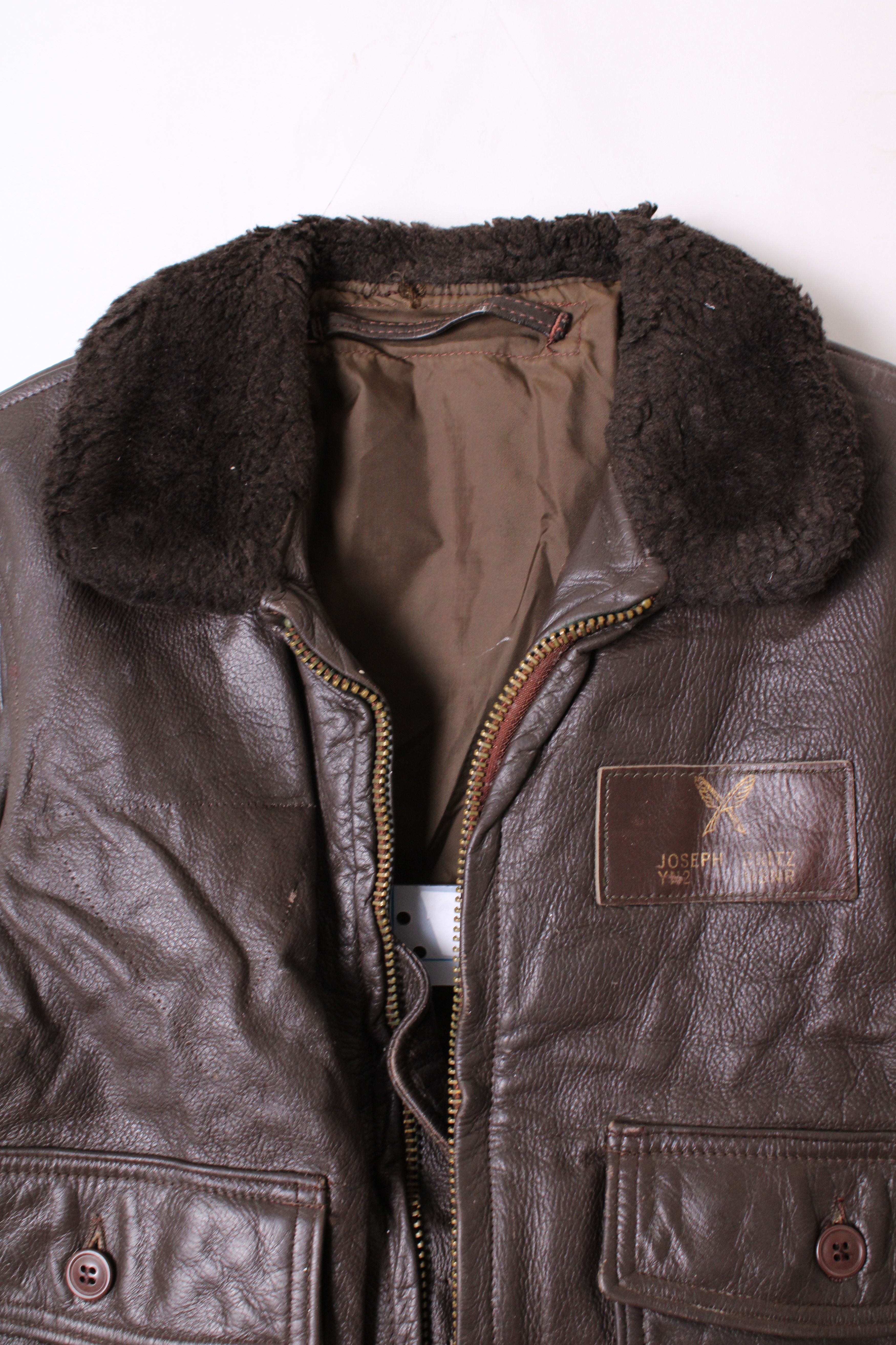 Other VINTAGE US NAVY G1 LEATHER JACKET BROWN Size US S / EU 44-46 / 1 - 2 Thumbnail
