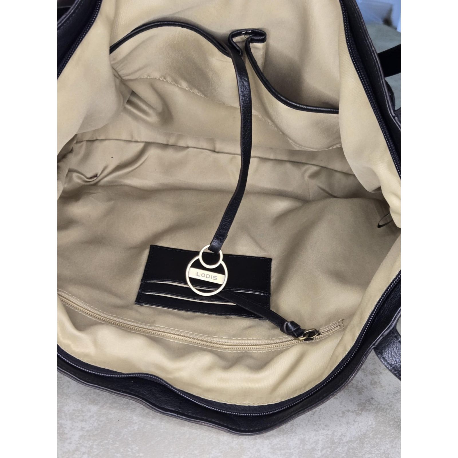 Other Lodis Priscilla black smooth leather with suede sides tote Size ONE SIZE - 4 Thumbnail
