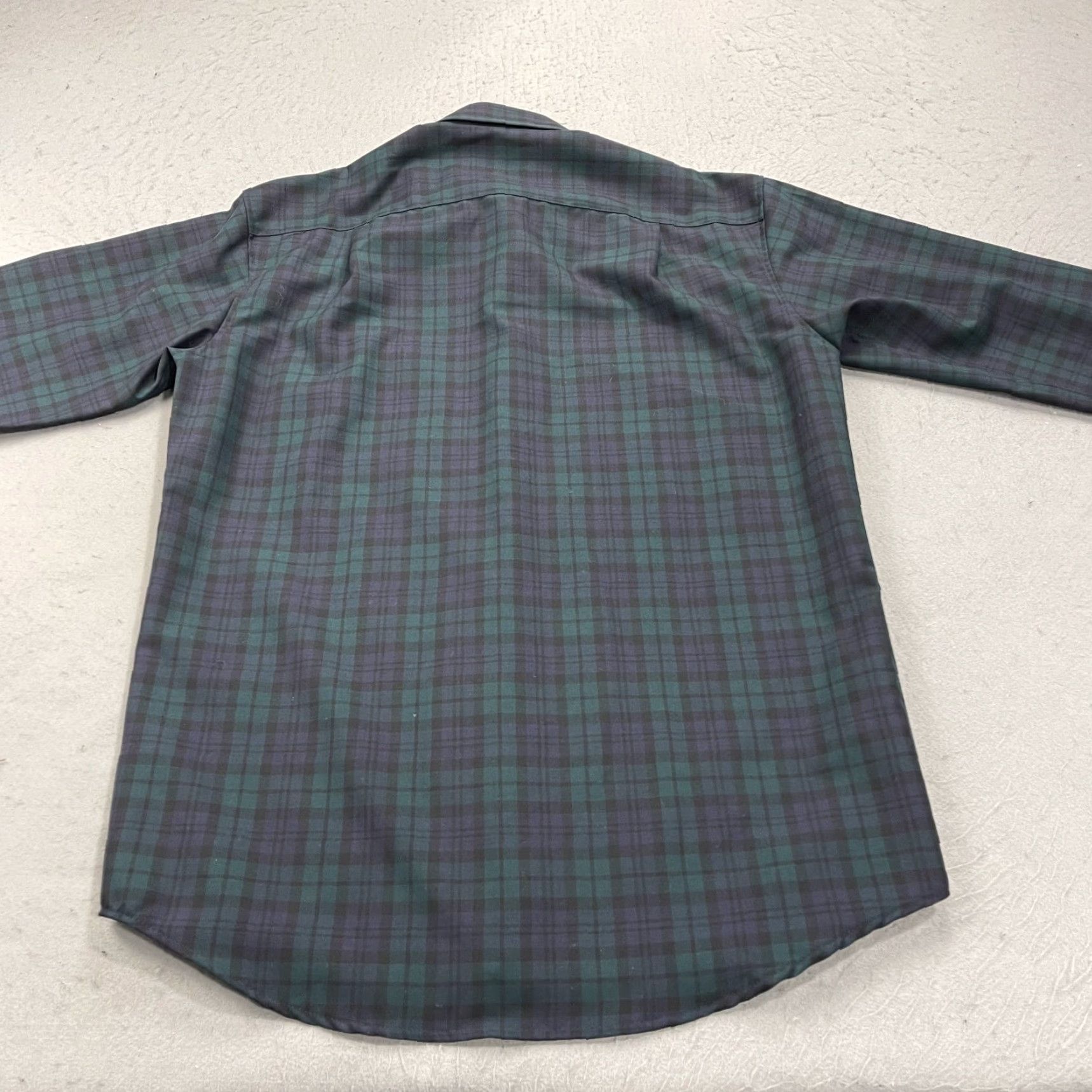 Pendleton VINTAGE Pendleton Shirt Mens S Blue Plaid Wool 100% USA 90s Button-Up Pockets 90s Classic Outdoor Mens Size US S / EU 44-46 / 1 - 5 Thumbnail